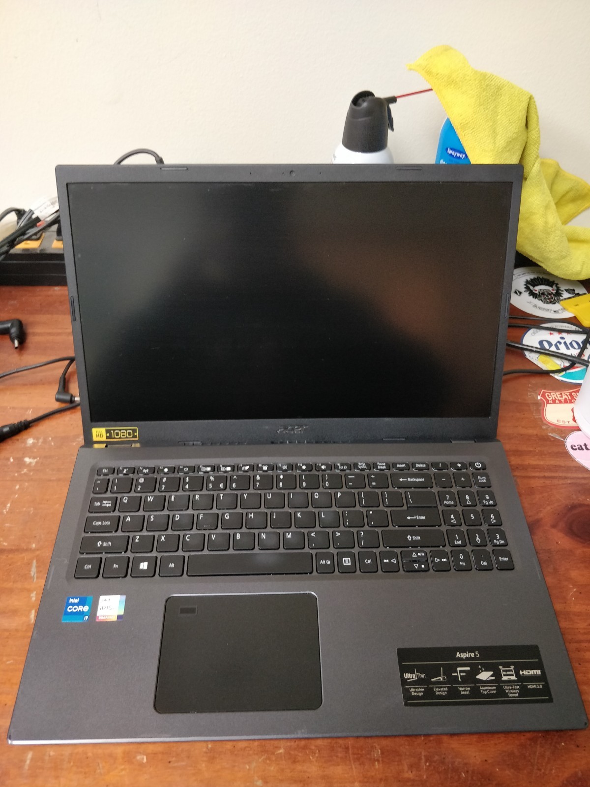 Acer Aspire 5 A515-56 INTEL CORE I5-1135G7@2.40GHz 8GB RAM NO DRIVE PARTS 8824