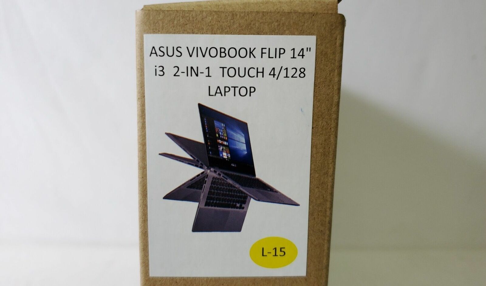Asus Vivobook Flip 14″ 2-in-1 Laptop TP412FA-OS31T, Core i3-8145U, 4GB, 128GB
