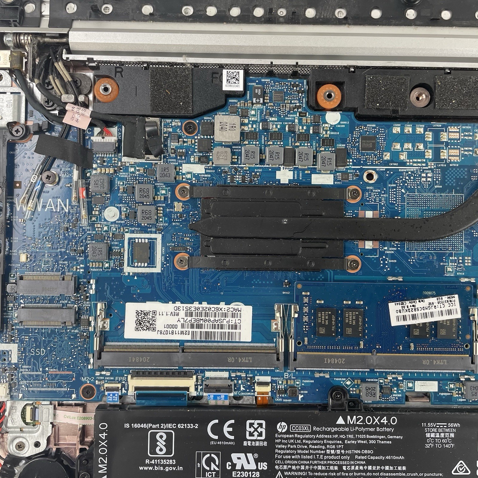 HP EliteBook 850 G7 15.6″ i5-10210U 1.60 GHz 8 GB RAM No SSD No OS – Bad Bezel