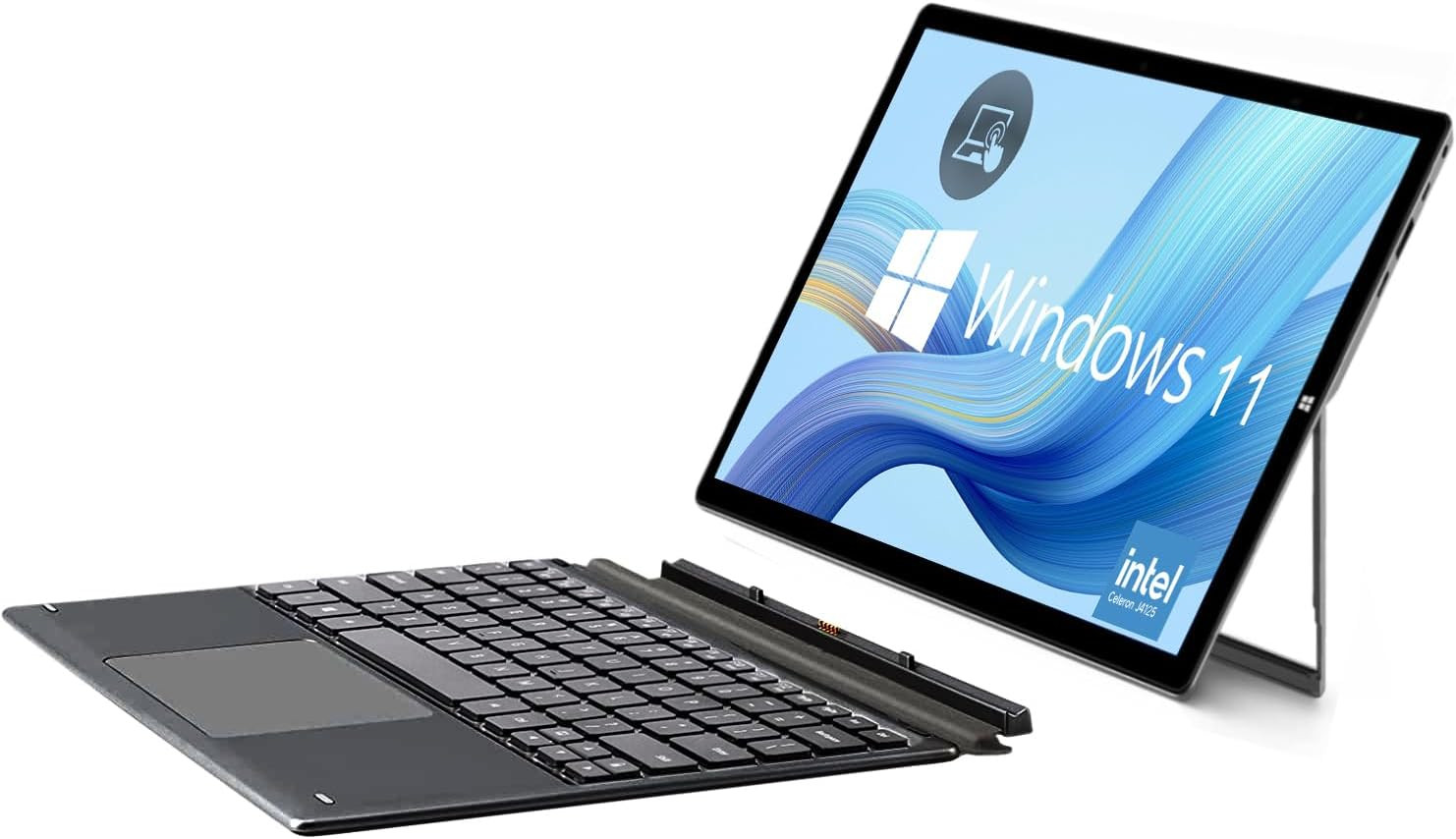 Windows Tablet with Keyboard 11.6″, Detachable 2 in 1 Laptop Touchscreen Windows