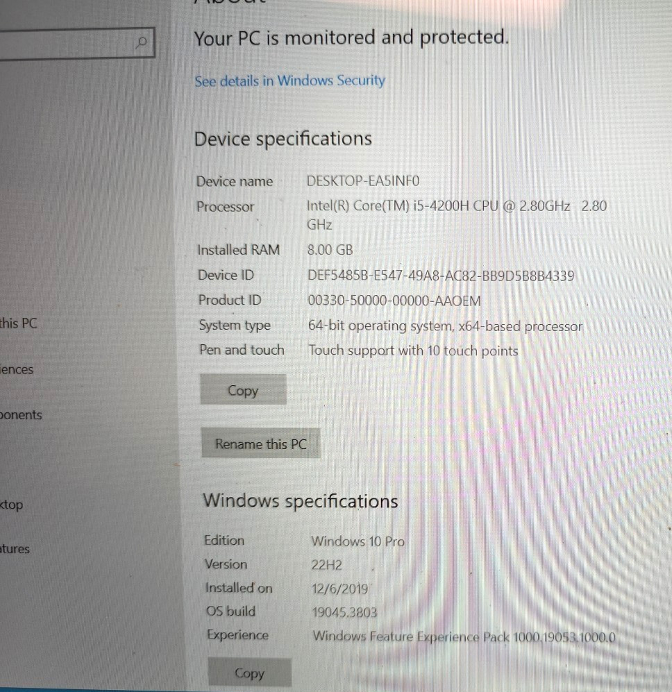 Dell XPS 15 9530| Intel Core i5-4200H|8GB RAM|500GB HDD| Bad Battery| WIN 10 PRO