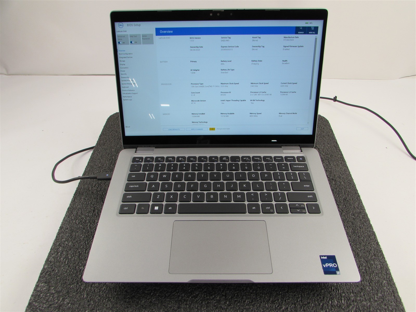 DELL LATITUDE 5340 1920X1080 FHD TOUCH I7-1365U 512GB SSD 16GB RAM NO O.S