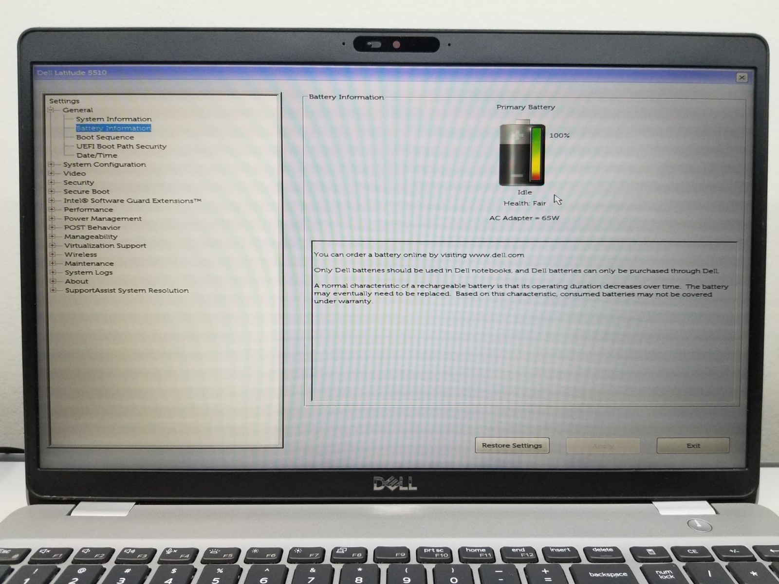 AS-IS Dell Latitude 5510 15.6″ FHD i5-10310U 1.7GHz 8GB RAM 256GB NVMe W11P READ