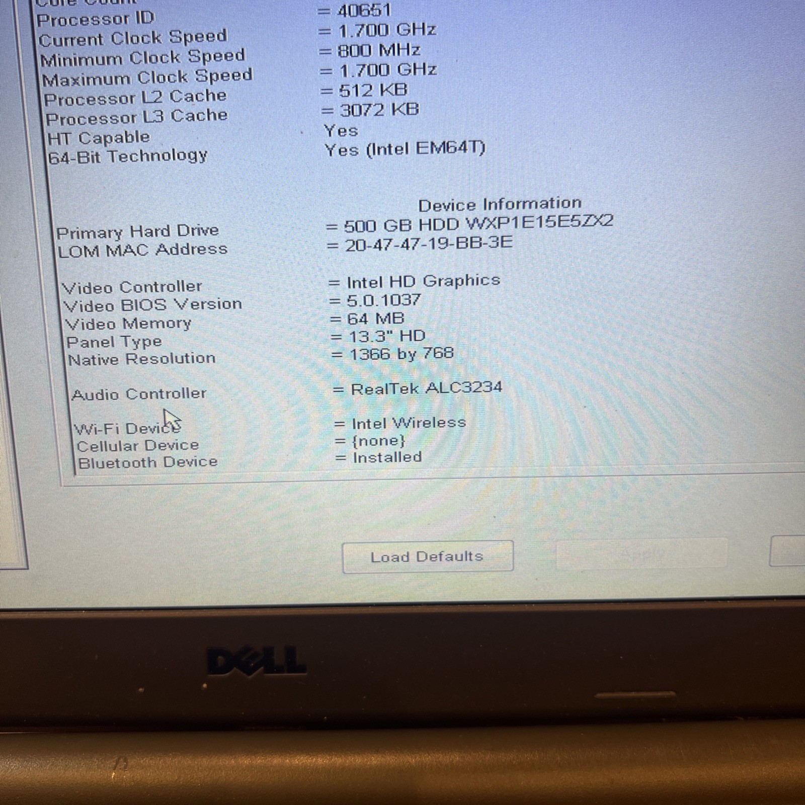 Dell Latitude 3340