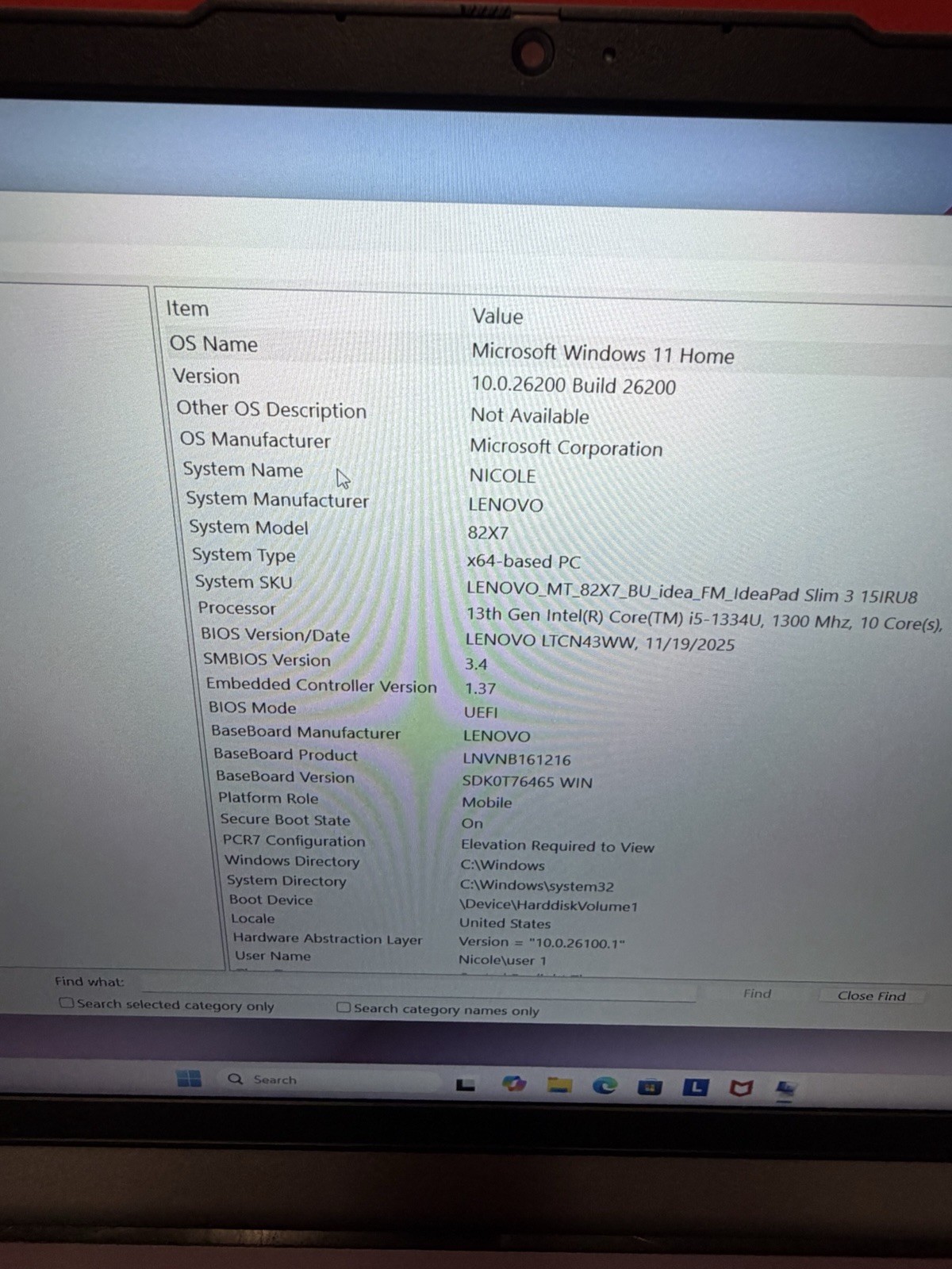 LENOVO 82X700EDUS IdeaPad Slim 3 15IRU8 15.6″ FHD i5-1334U 1.3GHz