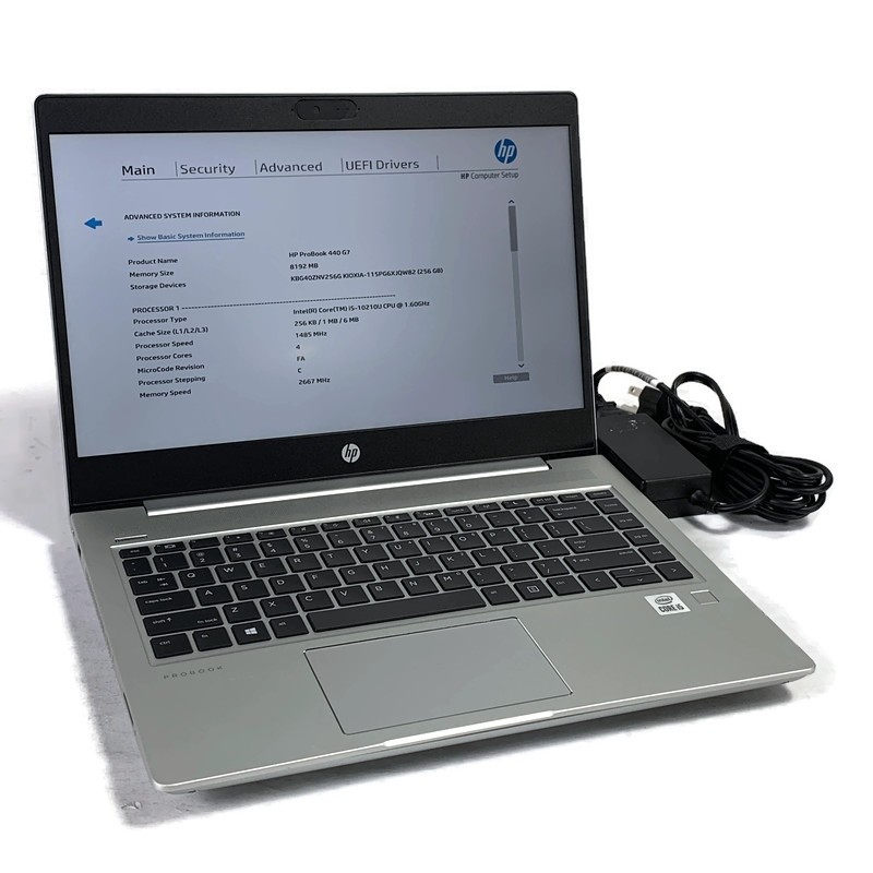 HP ProBook 440 G7 14″ Laptop Core i5-10210U 1.6GHz 8GB 256GB NVMe SSD – Win11