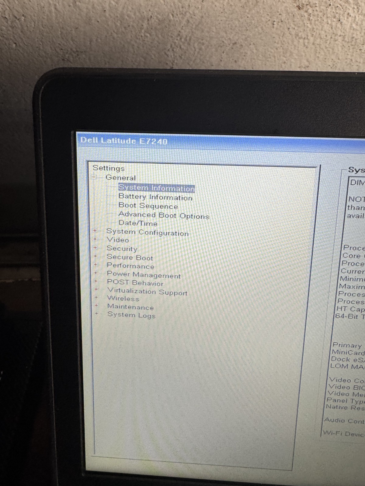 Dell Latitude E7240 Core I5-4310 8GB RAM Laptop For Parts/Repair # 5397