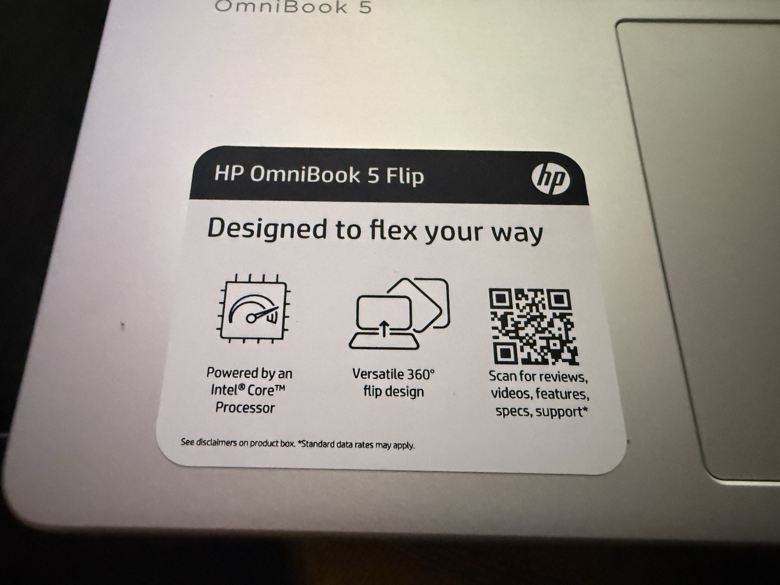 HP OmniBook 5 Flip 14-fp0023dx 14″ Intel Core 7 150U 16GB DDR5 512GB SSD W11H