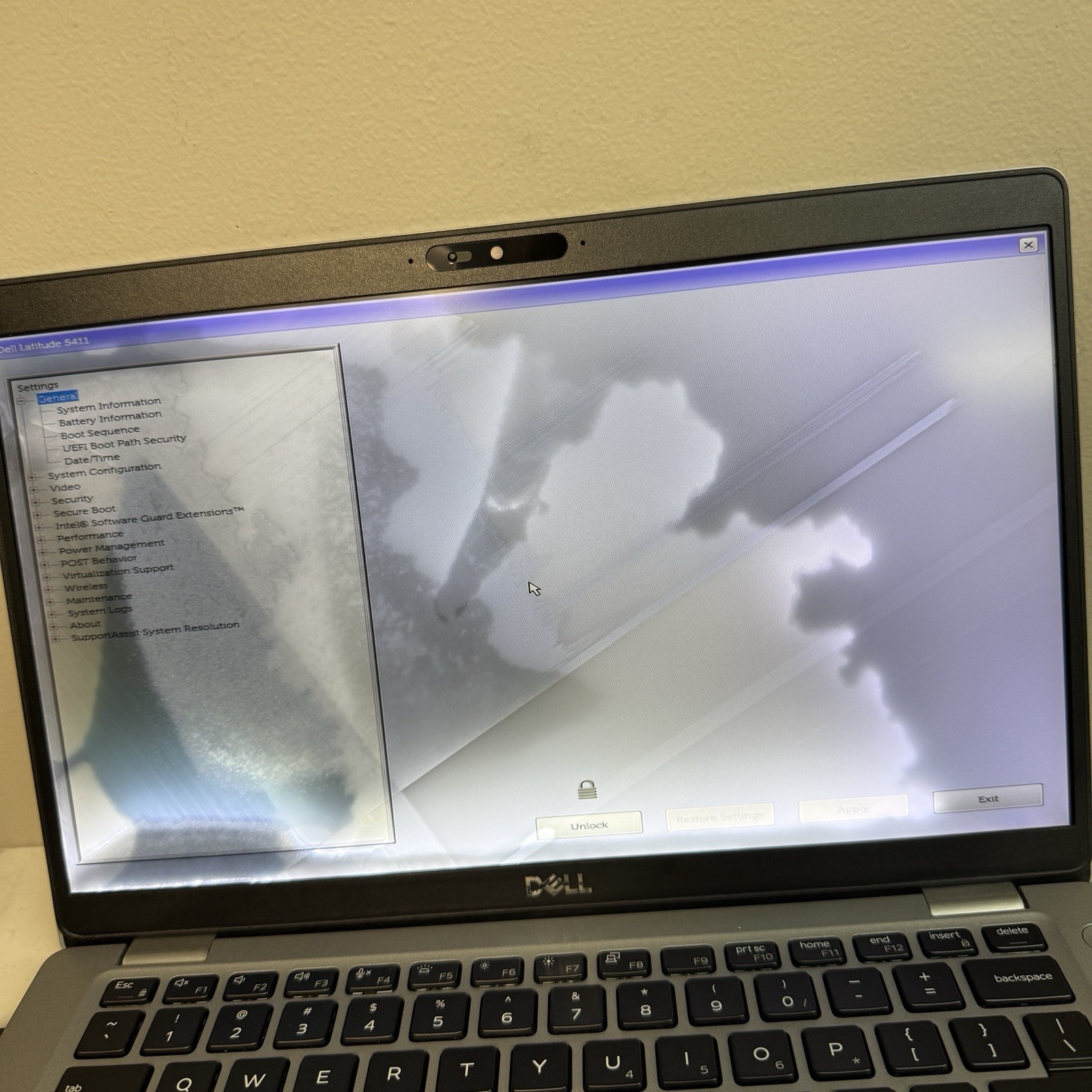 Dell Latitude 5411 14″ Intel i5-10400H Parts Repair No BATT RAM HDD -READ! – L49