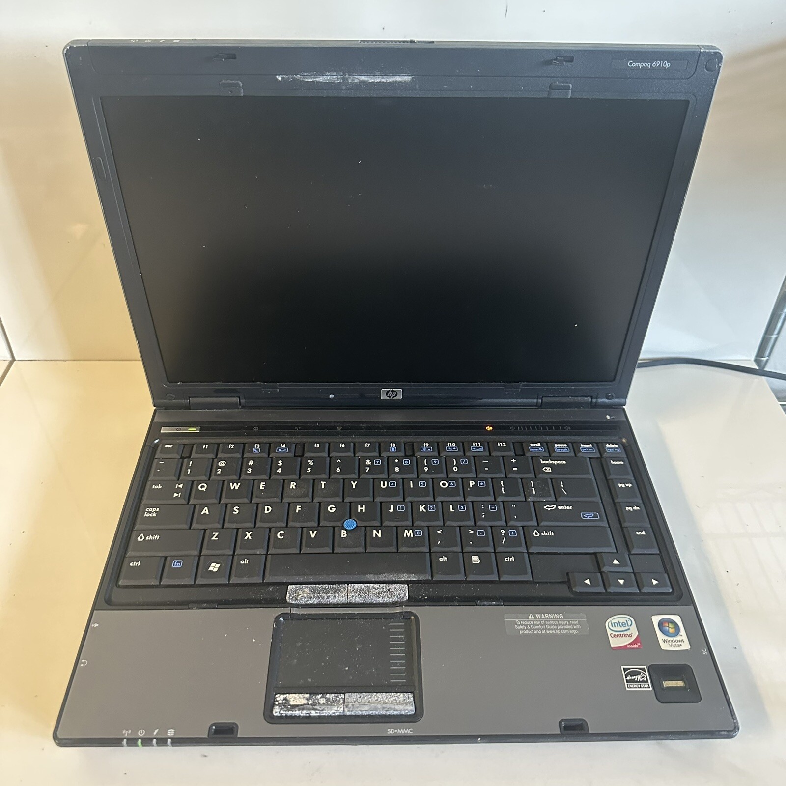 HP Compaq 6910p 14” Laptop 1GB RAM 80GB HDD Scraps/Salvage