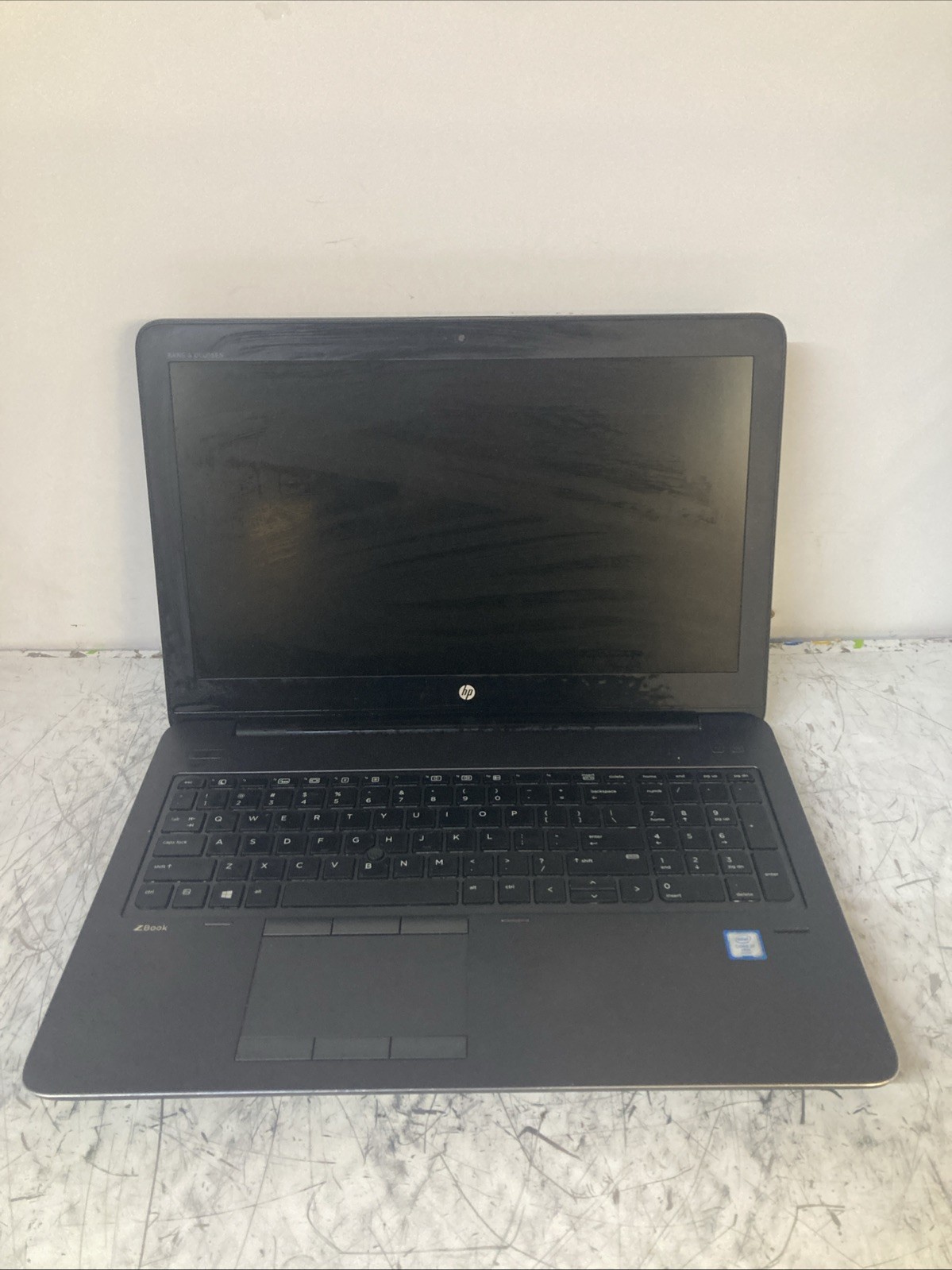 HP ZBook Studio G3 Intel unknown CPU no RAM no HDD no power