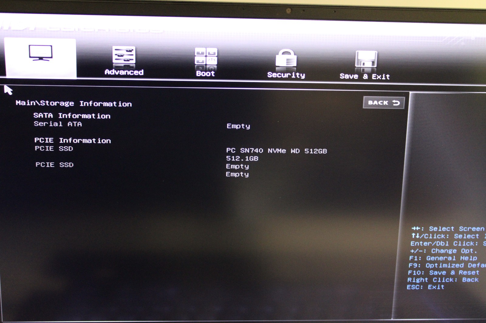 MSI Modern 15 MS-1552 _ I7-1165G7 @ 2.8 _ 16GB RAM _ 512GB SSD _ W11P