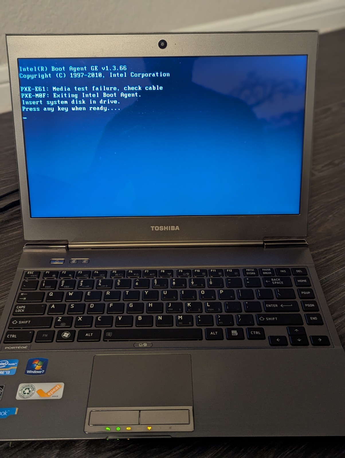Toshiba Portege Z835-P330 13″ Intel Core i3-2367M 2GB RAM Parts