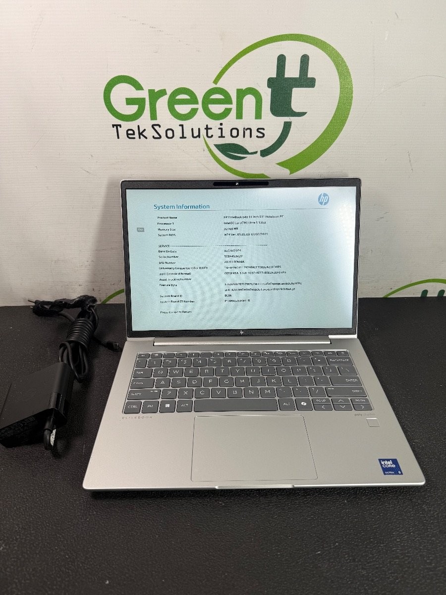 HP EliteBook 640 G11 14″ Ultra 5 135U 1.6GHz 32GB DDR5 512GB SSD Win 11 Pro