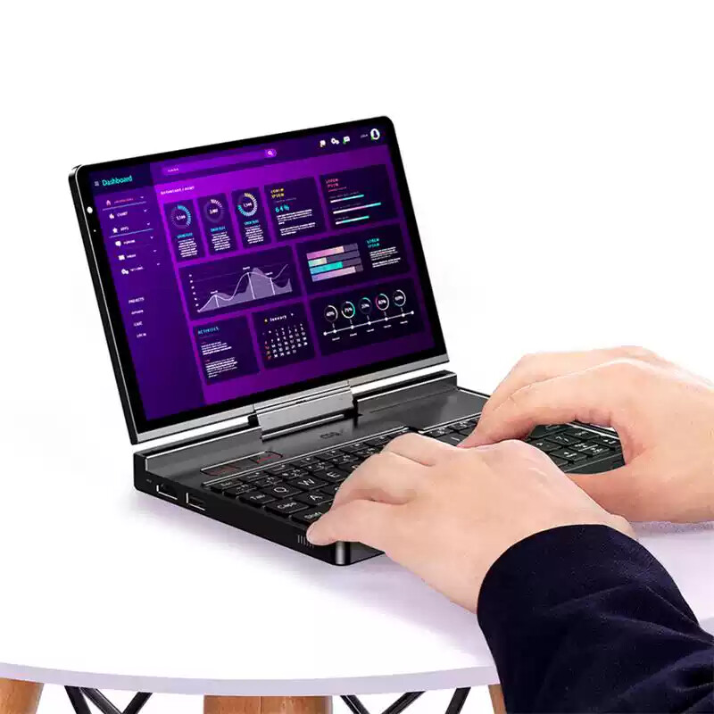 GPD Pocket 4 Mini Laptop Portable Handheld PC AMD Ai 9 HX370 64GB RAM+2TB SSD