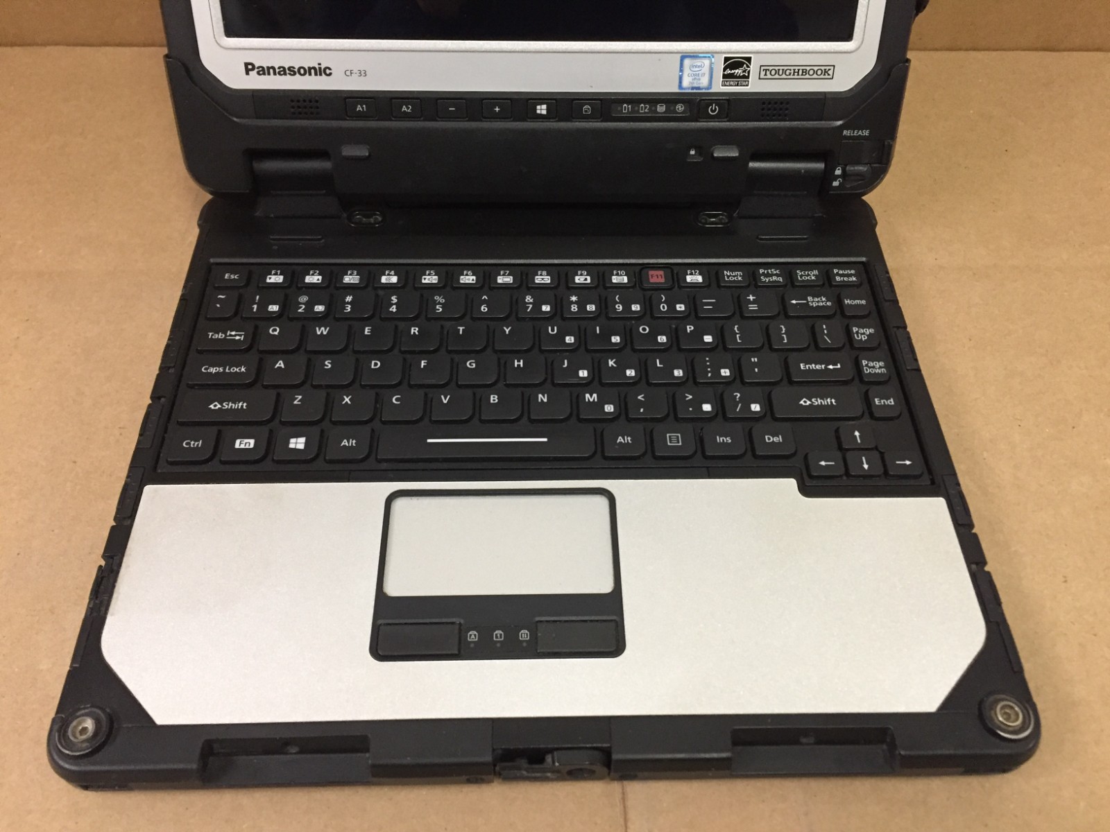 Panasonic Toughbook CF-33 Touch 2.8GHz i7-7600U 16GB 512GB SSD 4G LTE KB. w/AC #
