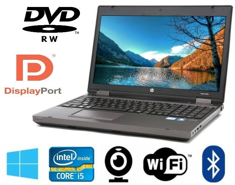 Laptop HP Probook 6560B 15.6″ I5-2410M Max 2.90GHz 1600x900px HD+ Win 10Pro SSD
