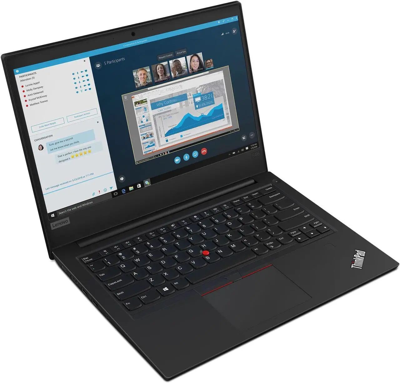 Lenovo Thinkpad E495 14″ Laptop (AMD Ryzen 5 3500U, 8GB RAM, 256GB SSD)