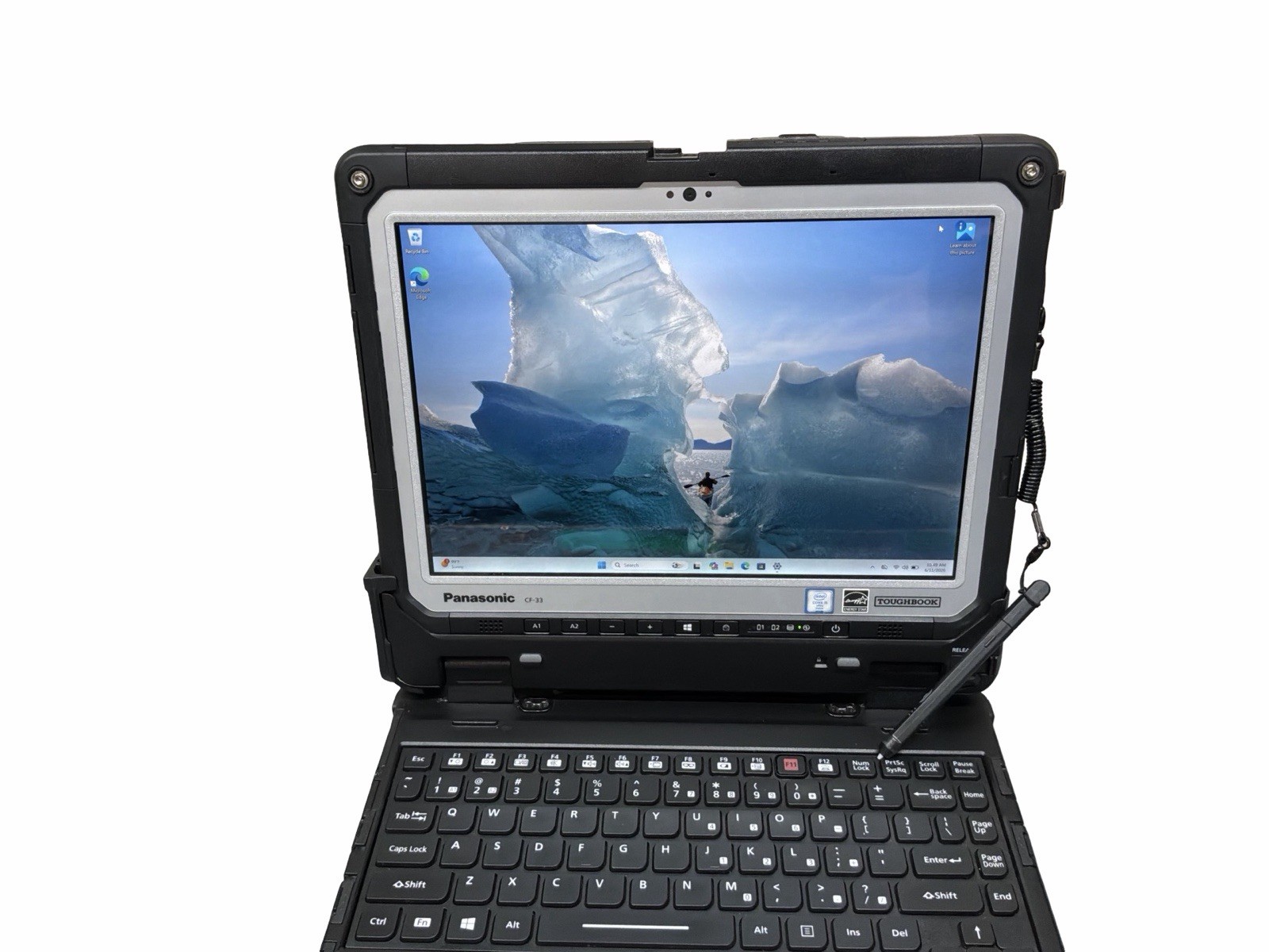 Toughbook Panasonic CF-33 I5-6300U 8GB RAM 256GB SSD W11P W/CHARGER LOT 2