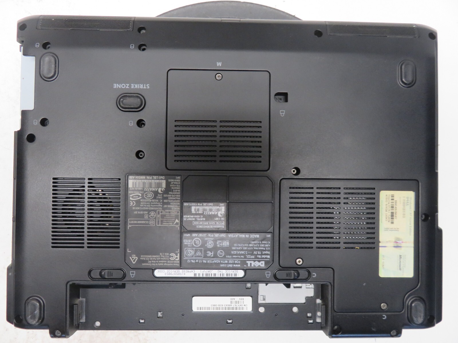 Dell Inspiron 1520 Intel Core 2 Duo 06FD 1.66GHz 2 GB NO HDD No Batt