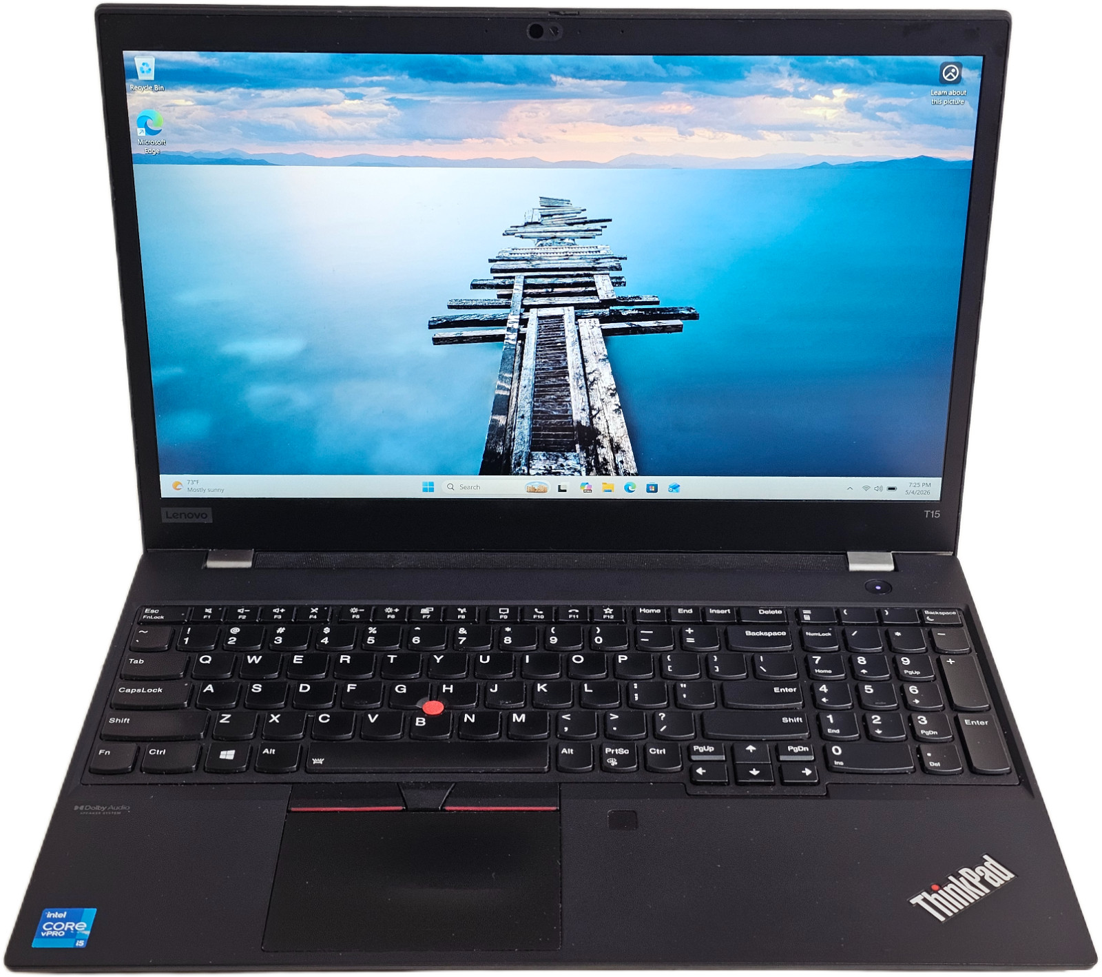 Lenovo ThinkPad T15 Laptop – 2.6 GHz i5-1145G7 16GB 512GB 15.6″ Touchscreen SP12