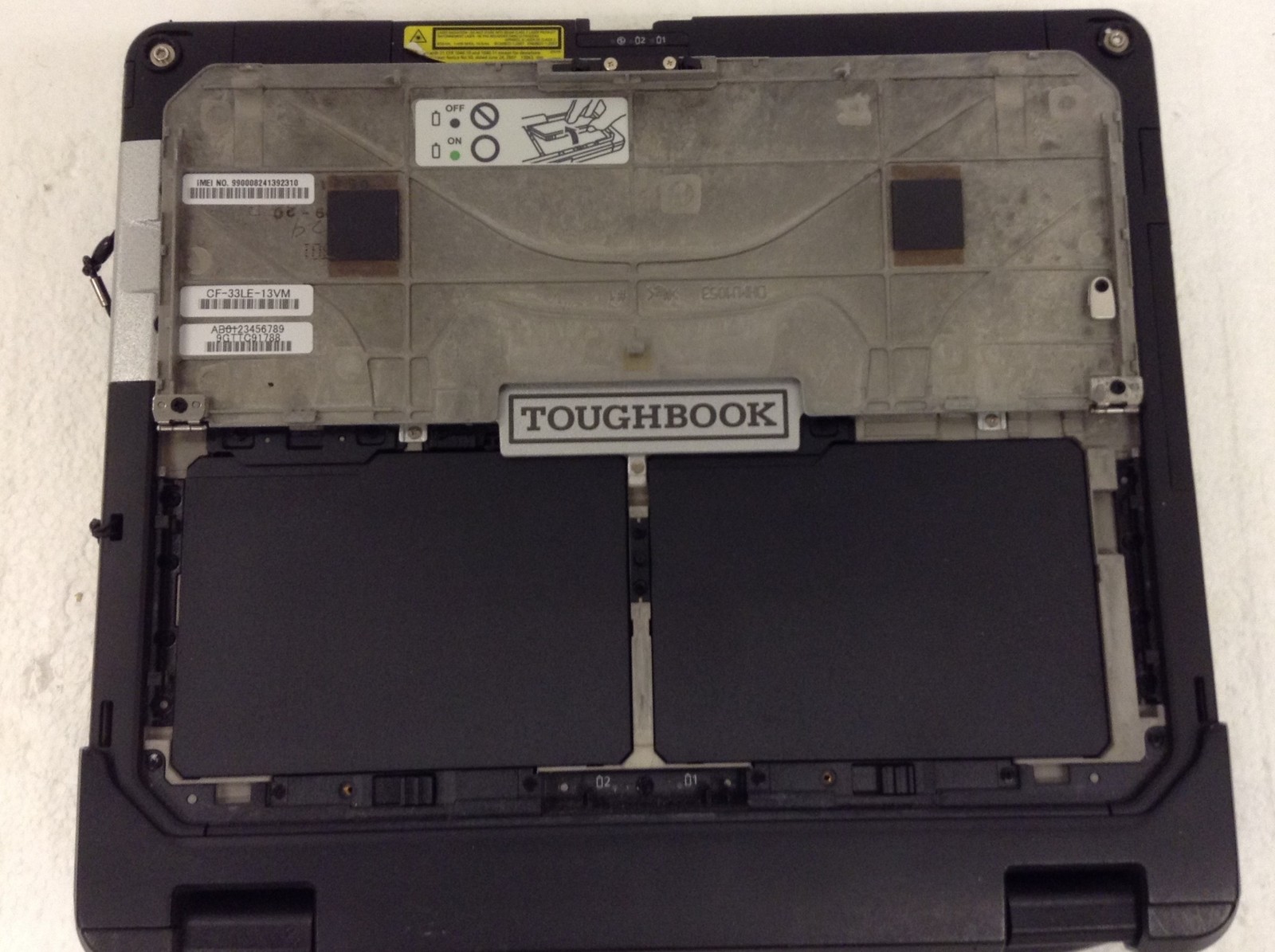 Panasonic Toughbook CF-33 MK1 12″ Touch i7-7600U 16GB 512GB, 2x Batt, 13K Hours