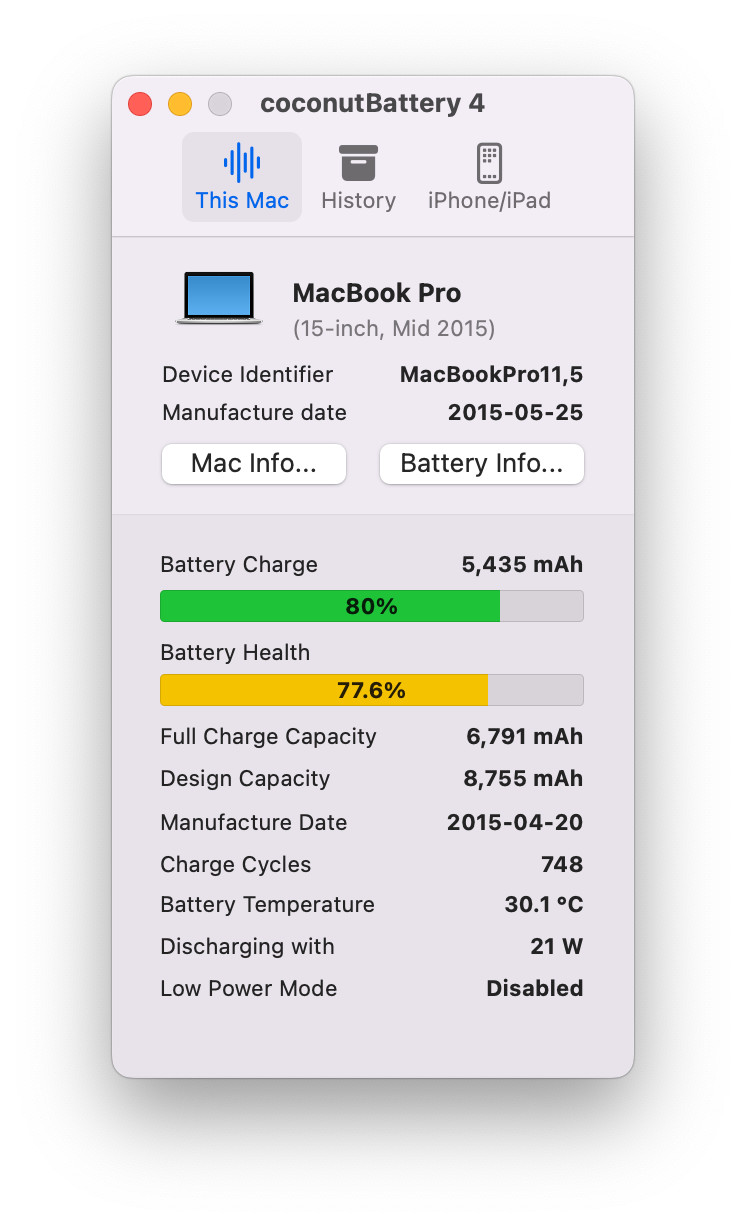 Apple MacBook Pro A1398 15″ AMD Radeon Pro 2.8GHz Intel Core i7-4980H 16GB 512GB
