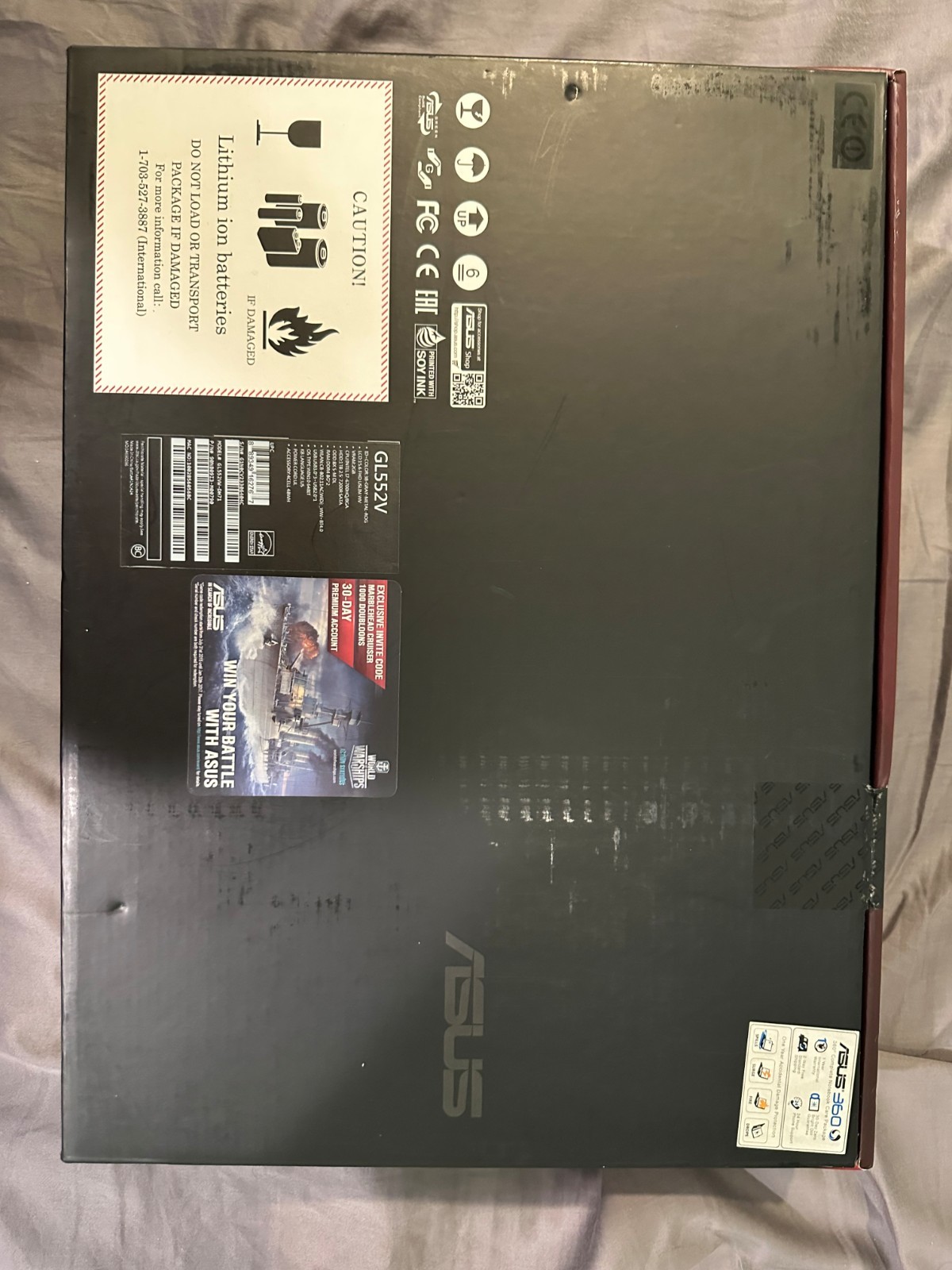 ASUS ROG GL552VW Intel Core i7-6700 GeForce 960M 16GB RAM 1TB HDD 256GB NVME