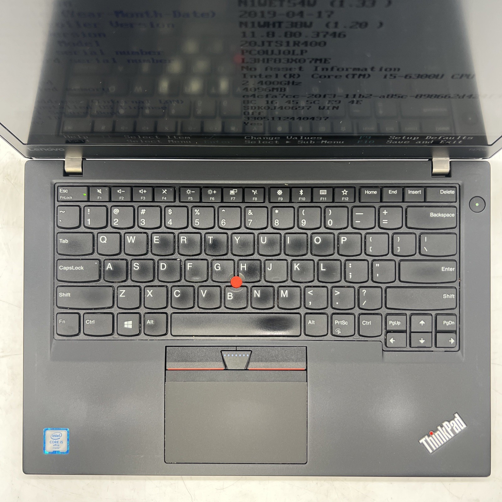Lenovo Thinkpad T470s I5 6300U 2.4GHz 8GB RAM No Drive No OS