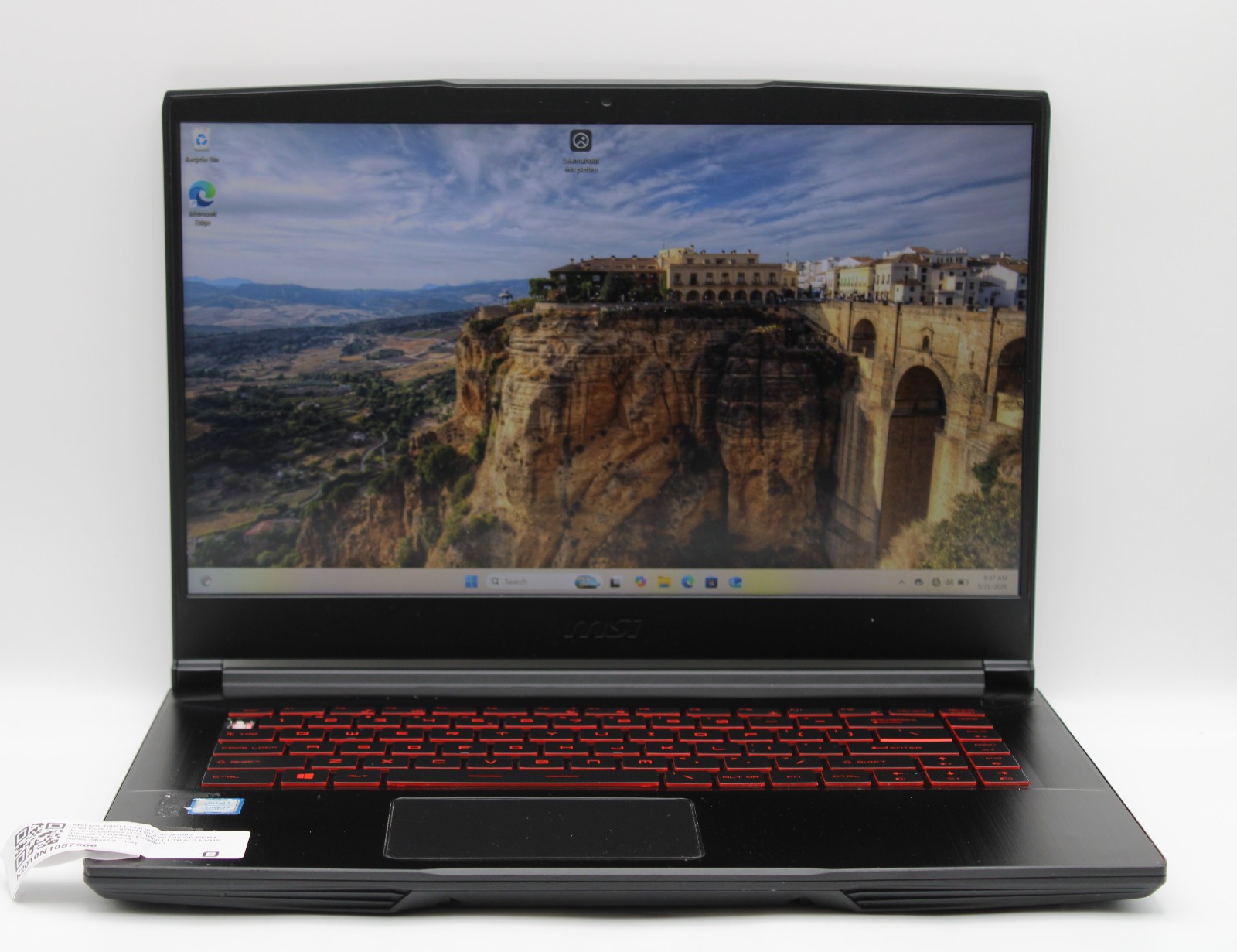 MSI GF65 Thin 9SD _ i7-9750H _ 32GB RAM _ 1TB SSD _ GTX 1660 Ti _ w11h _ No AC