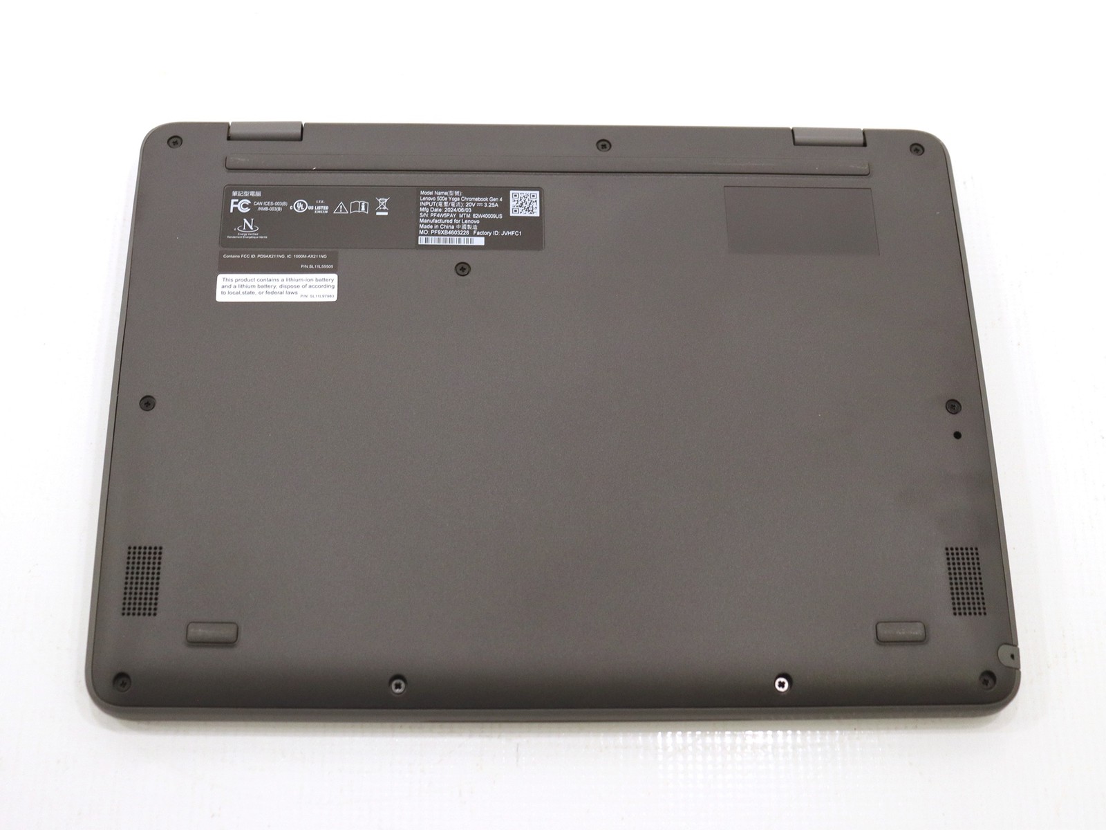 Lenovo 500e Yoga Chromebook Gen 4 12.2″ Intel N100 4GB 32GB eMMC