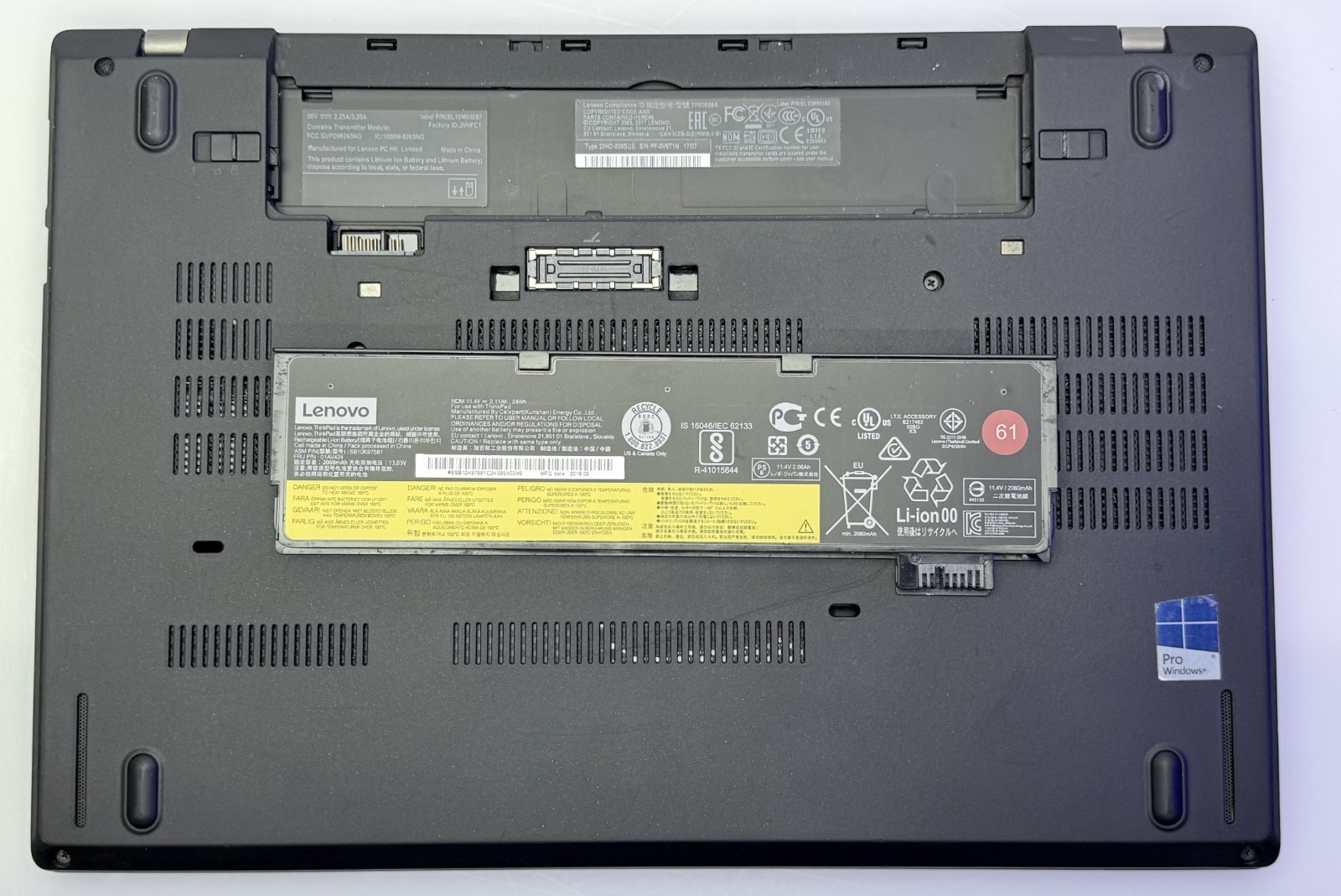 Lenovo ThinkPad T470 14″ FHD i5 7200U 2.50GHz 16Gb Ram 128 GB SSD Win 11 Pro