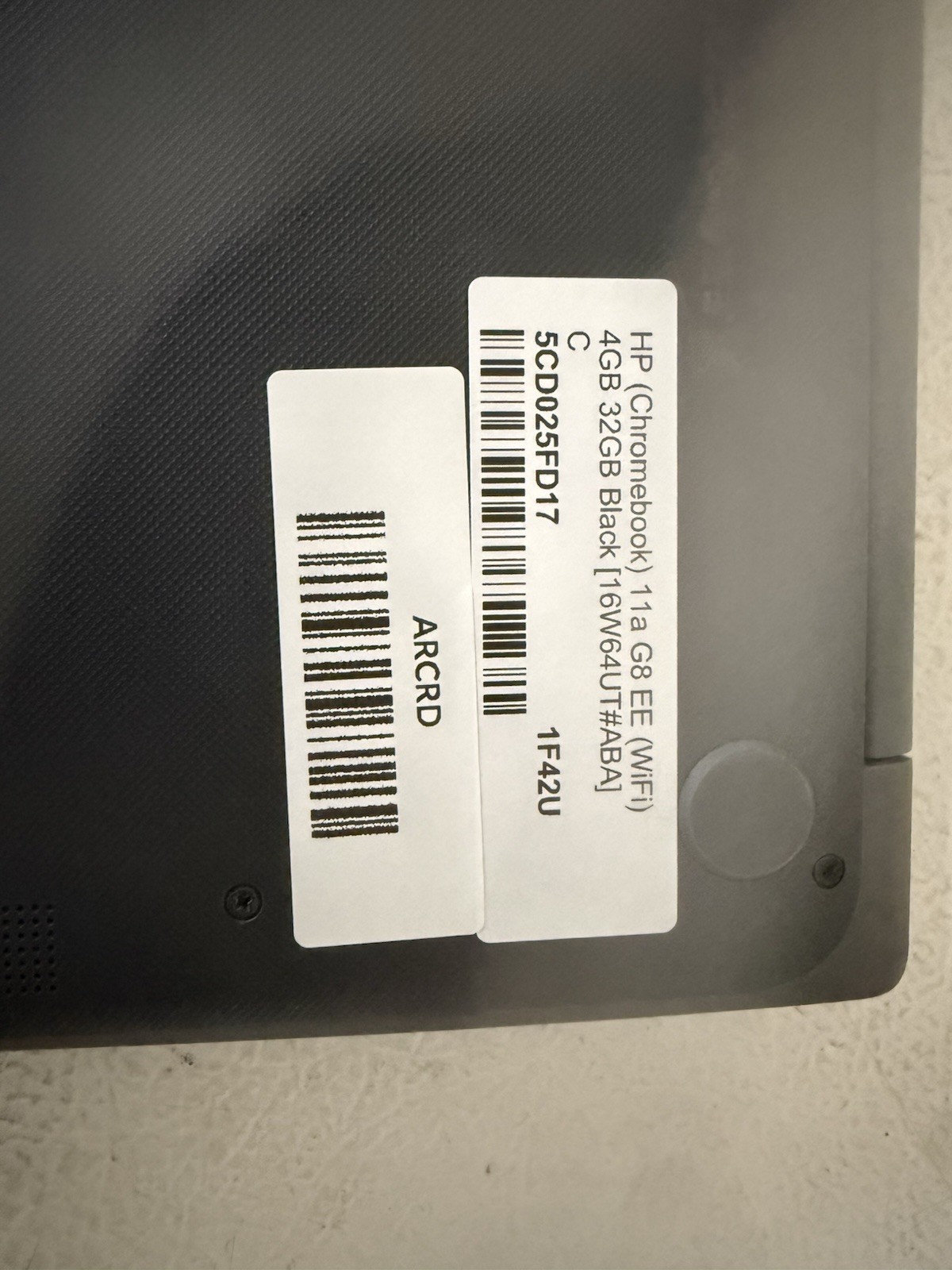HP Chromebook 11a G8 EE 11″ 4GB 32GB SSD Wi-Fi Chrome OS Black Laptop