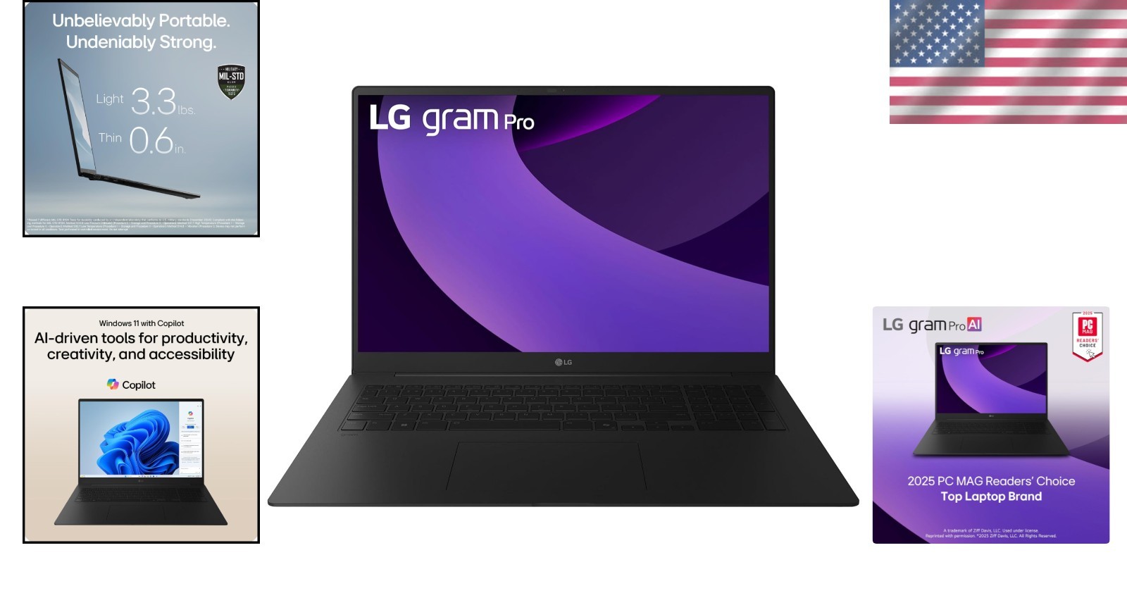 Pro 17-inch Lightweight Laptop Computer, Intel Evo Edition Powered by Intel Core