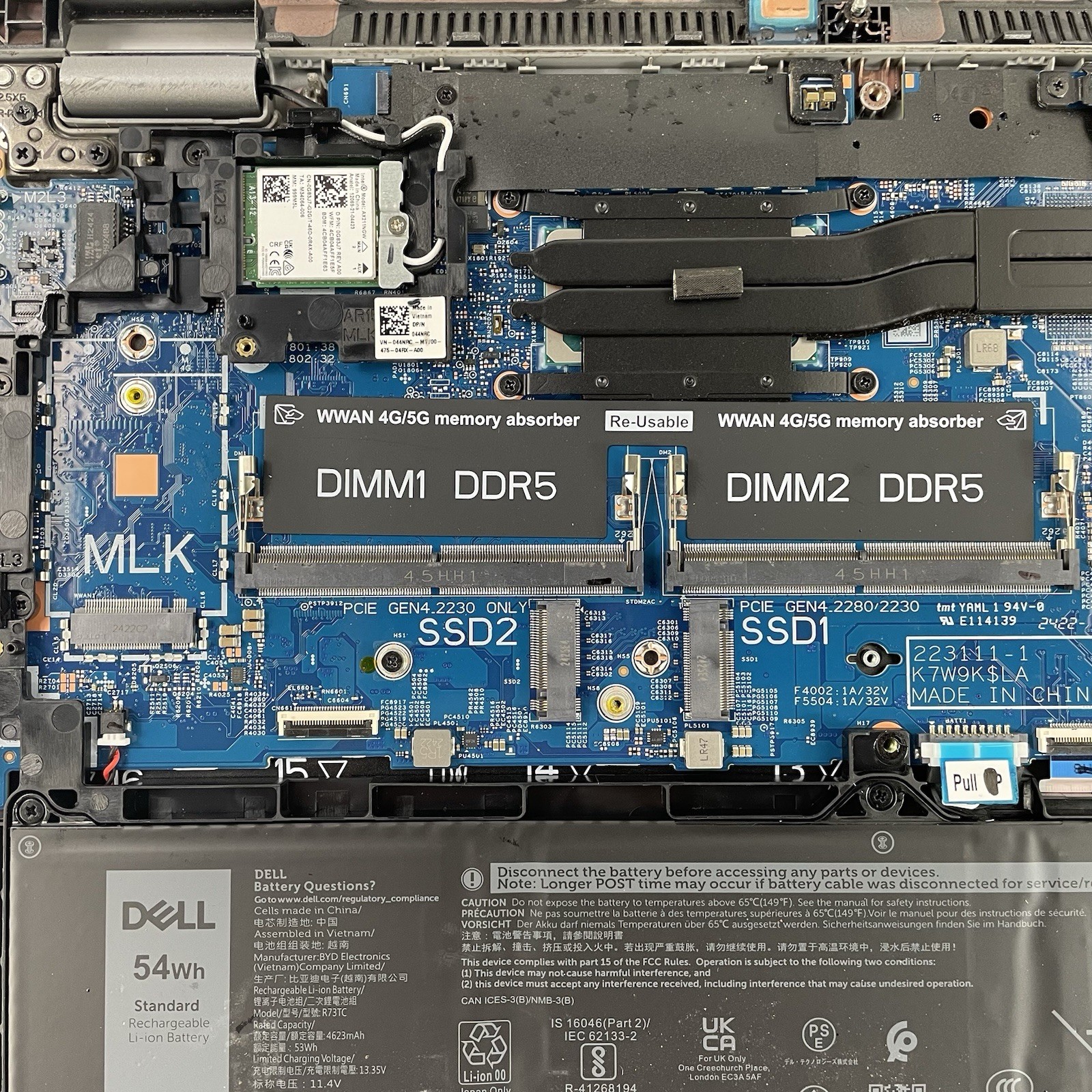 Dell Latitude 5550 15.6″ Ultra 7 155U 2.10 GHz No SSD/OS/AC/RAM – READ