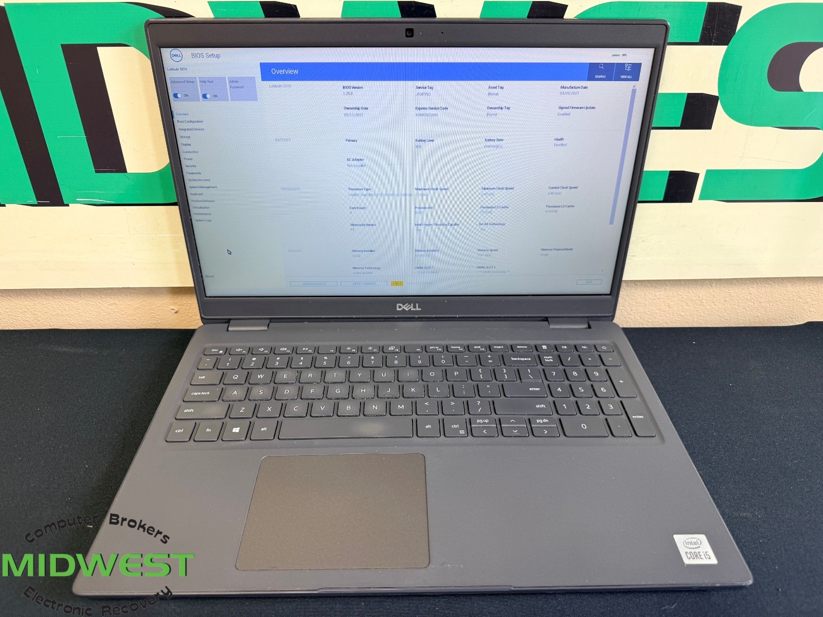 Dell Latitude 3510 i5-10210U 2.1GHz 16GB 500GB SSD