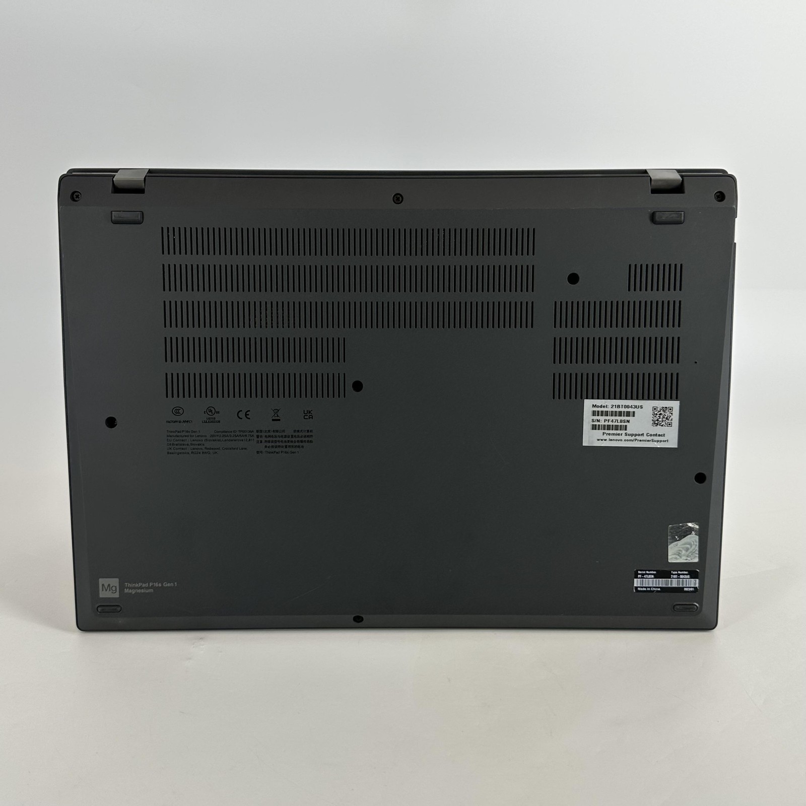 Lenovo ThinkPad P16s Gen 1 FHD+ 1.8 GHz i7-1280P 32GB 1TB SSD T550 Very Good