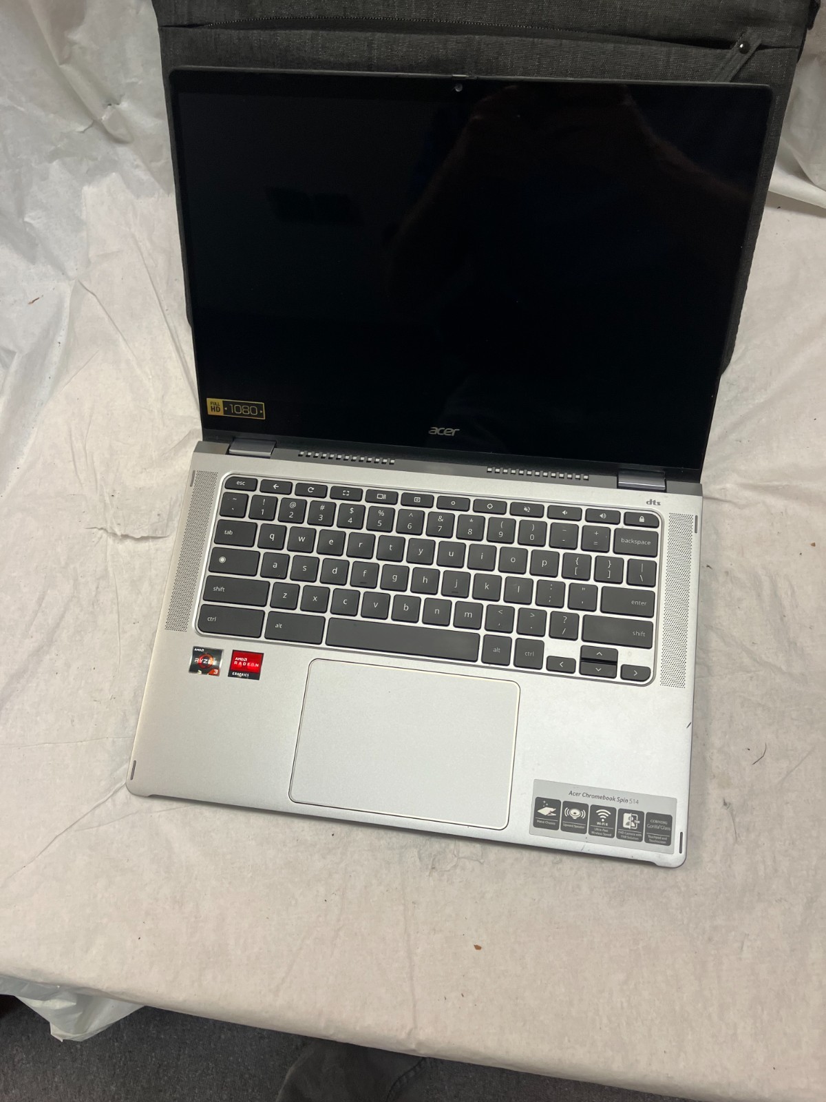 Acer Chromebook Spin 514 CP514 14″ AMD Ryzen 3 5125C 8GB DDR4 128GB FOR PARTS.