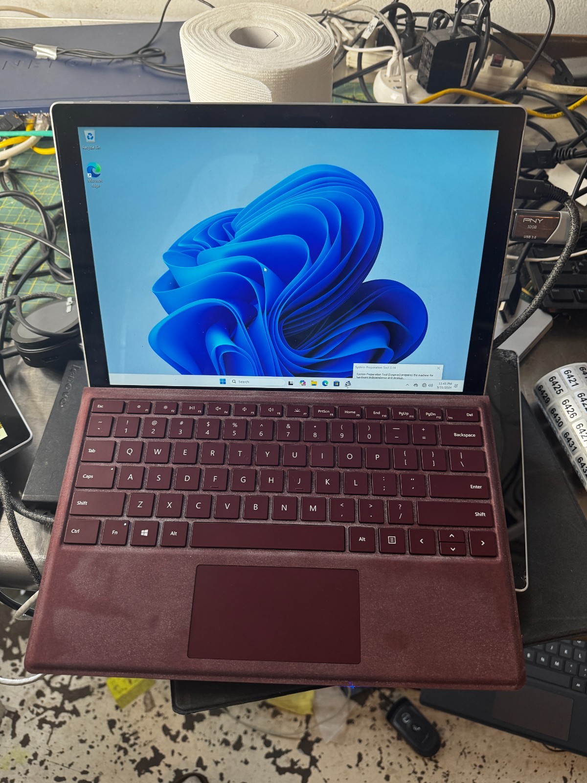 Microsoft Surface Pro 7 Core I3-1005G1 128GB SSD 4GB RAM Laptop #6414