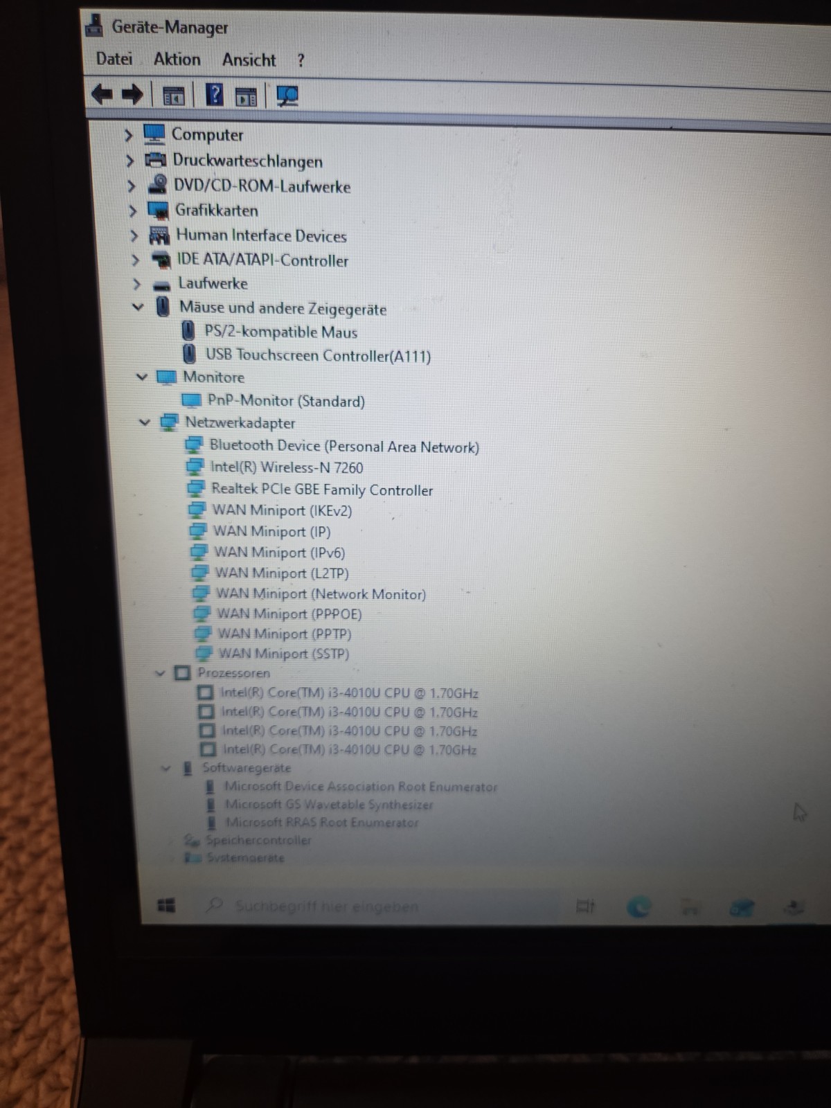 Medion Akoya S621xT Touch | Intel Core i3 | 6GB RAM | 120GB SSD | Windows 10