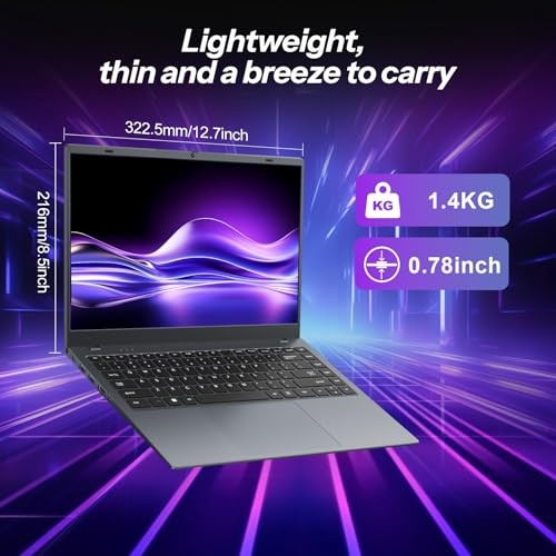 Laptop Computer, 14 Inch Laptop, 16GB RAM 512GB SSD, Pentium 6500Y Processor