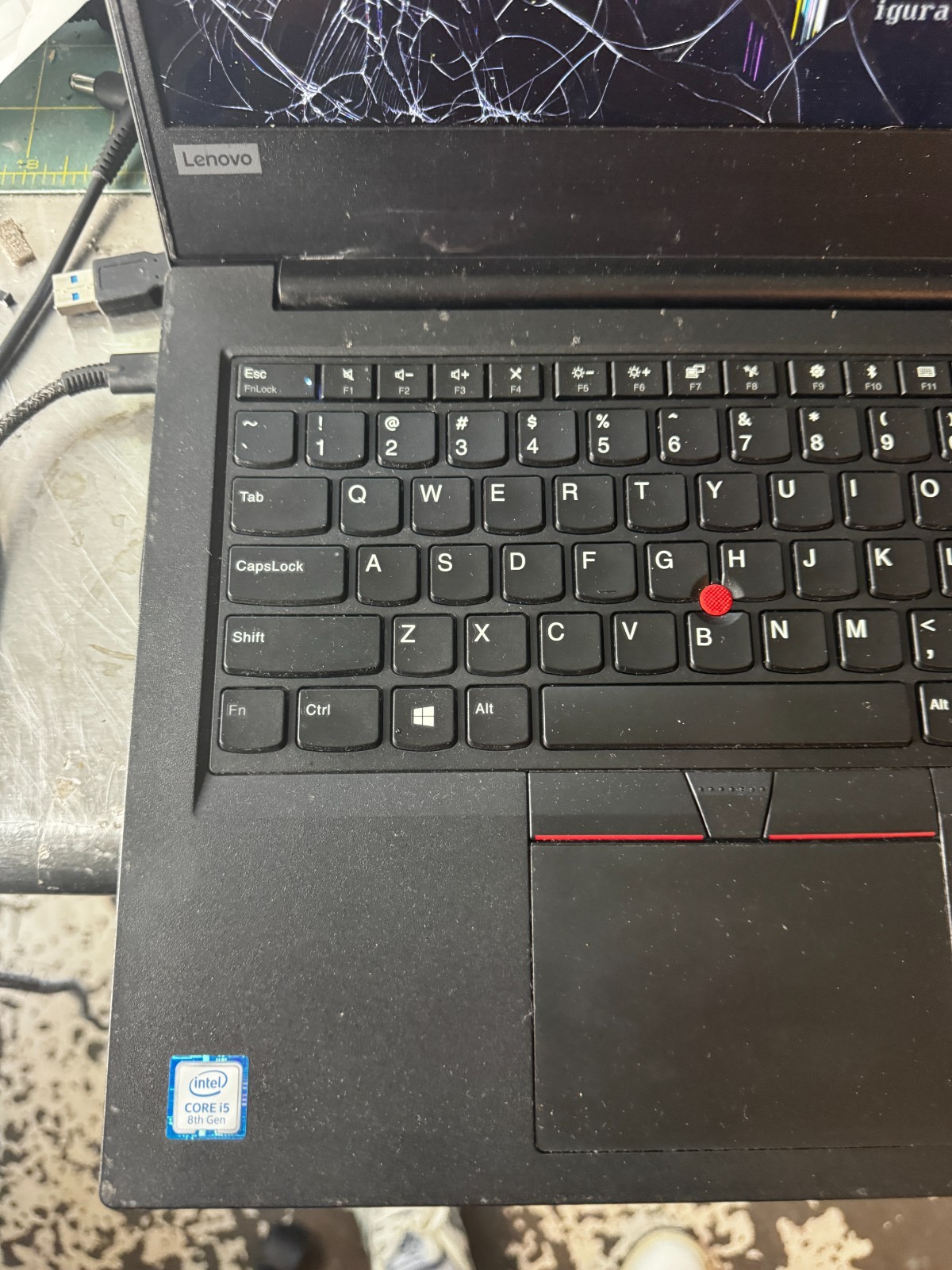 Lenovo ThinkPad E490 Intel Core i5 8th Gen Laptop for Parts/Repair #5969