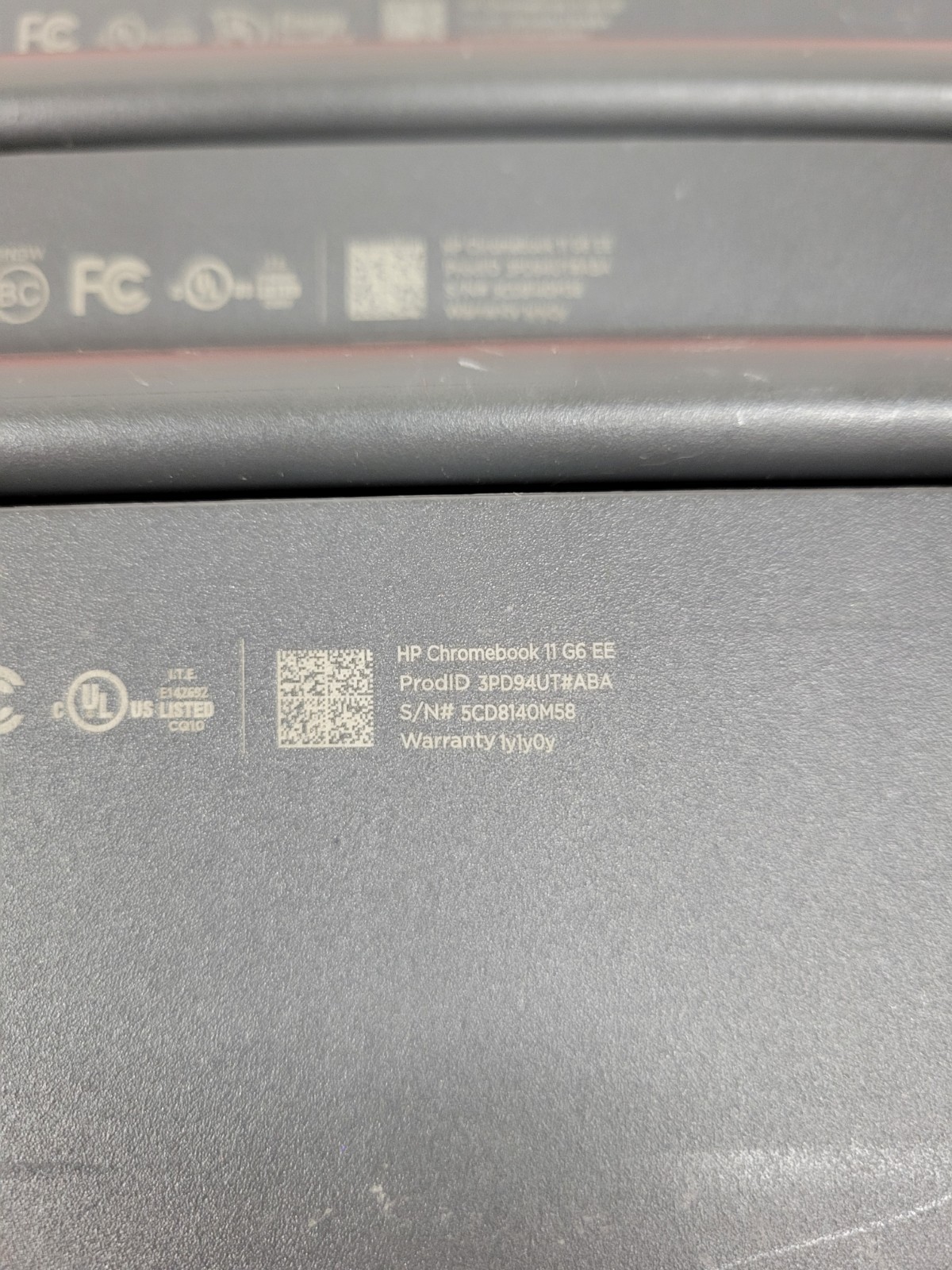 3x HP Chromebook 11 G6 EE 4GB RAM 32GB SSD w/ Power Adapters3 PD94UT#ABA | LP525