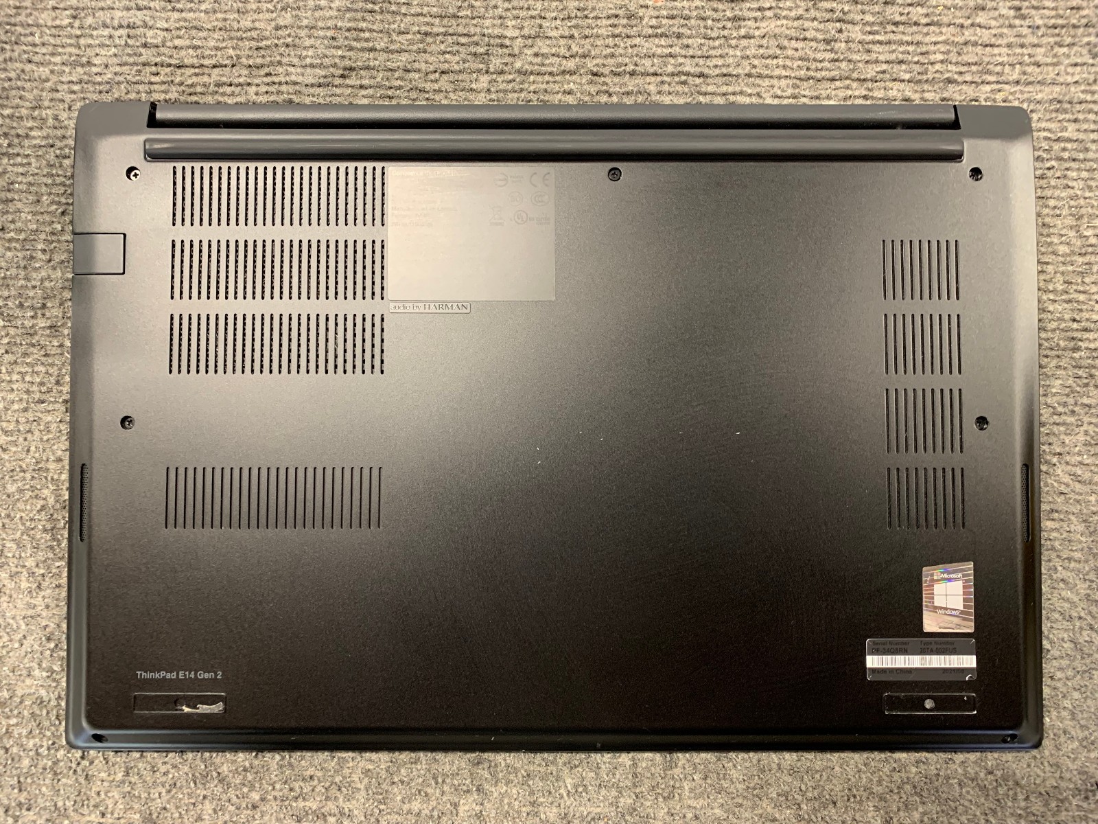 Lenovo ThinkPad E14 Gen 2 14″ Laptop i5-1135G7 8GB RAM 256GB NVMe, As Is