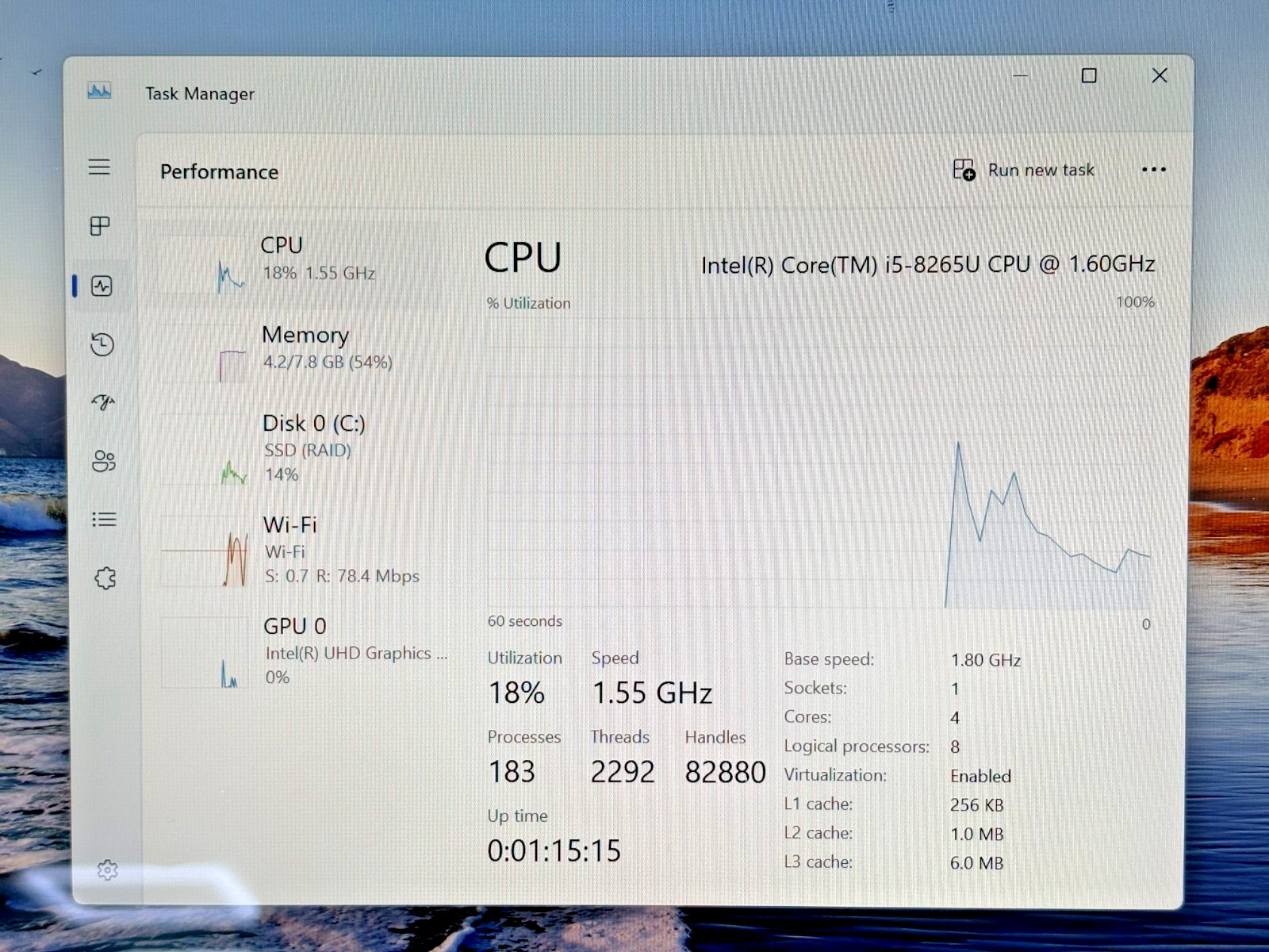 Dell Latitude 7400 2-in-1 Intel i5-8th Gen 1.60GHz 8GB RAM 256GB SSD Win 11 Pro*