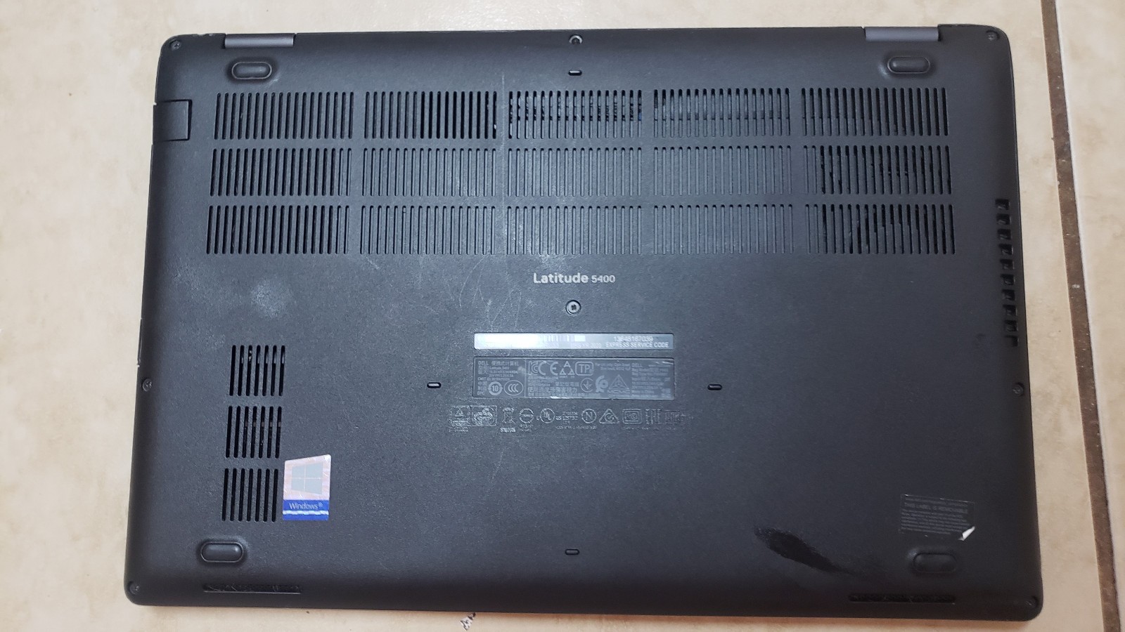 Dell Latitude 5400 Core i5-8365U 1.60GHz 8GB RAM No HDD/OS PARTS READ