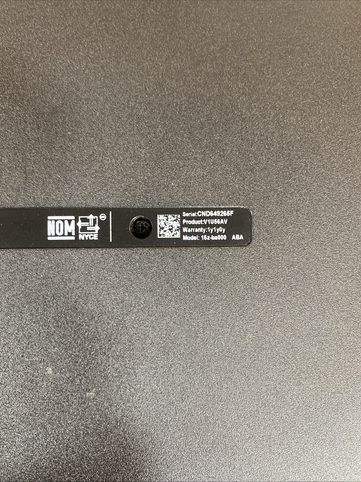 HP 15-Pavilion AMD E2-7110 APU@1.8GHz 4GB Ram 1 Tb HDD Win 10 Bad Batt