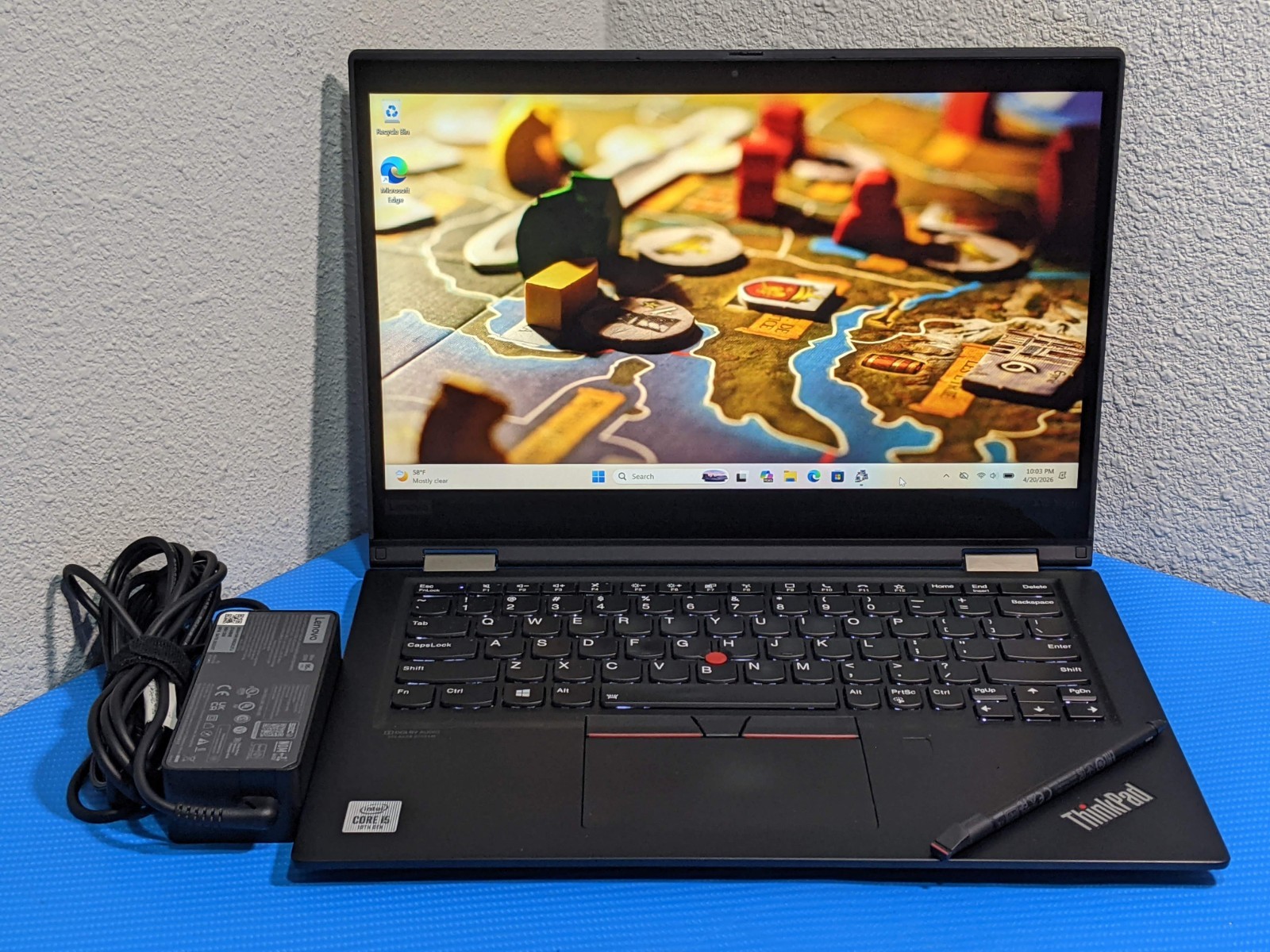 Lenovo ThinkPad X13 Yoga 13.3″FHD TOUCH i5-10th 1.6GHz 8GB 256GB 99t +PA +PEN