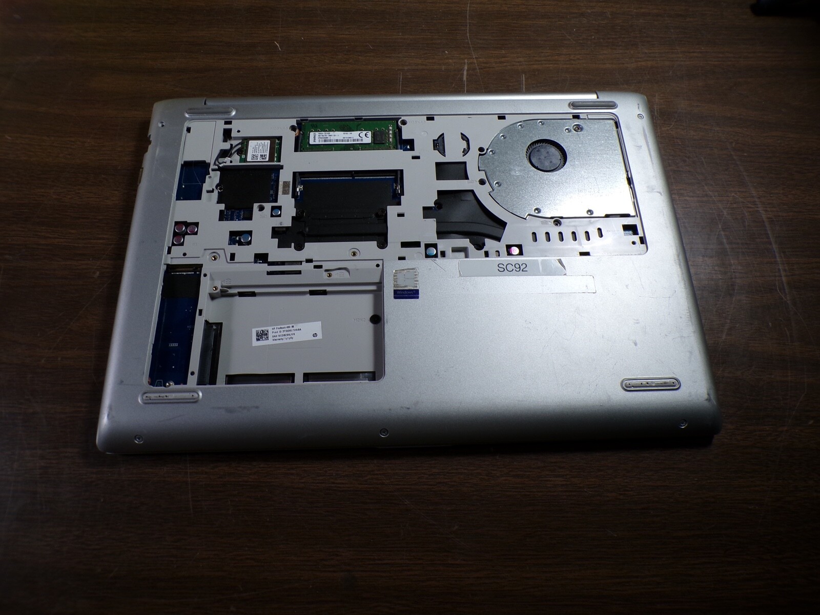 HP PROBOOK 450 G5 INTEL CORE i3 7020U 2.30GHZ 8GB RAM **BIOS L0CKED