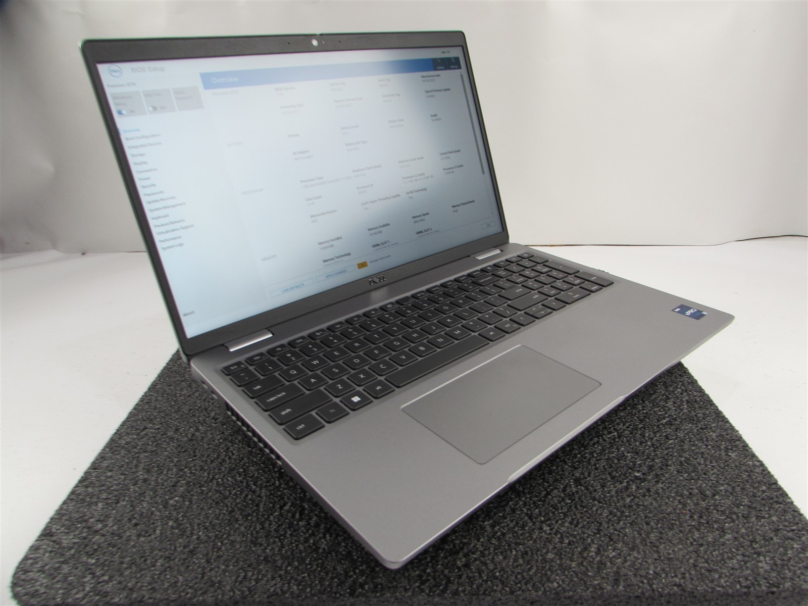 DELL PRECISION 3570 1920X1080 FHD CORE I7-1265U 512GB SSD 16GB RAM T550 NO O.S